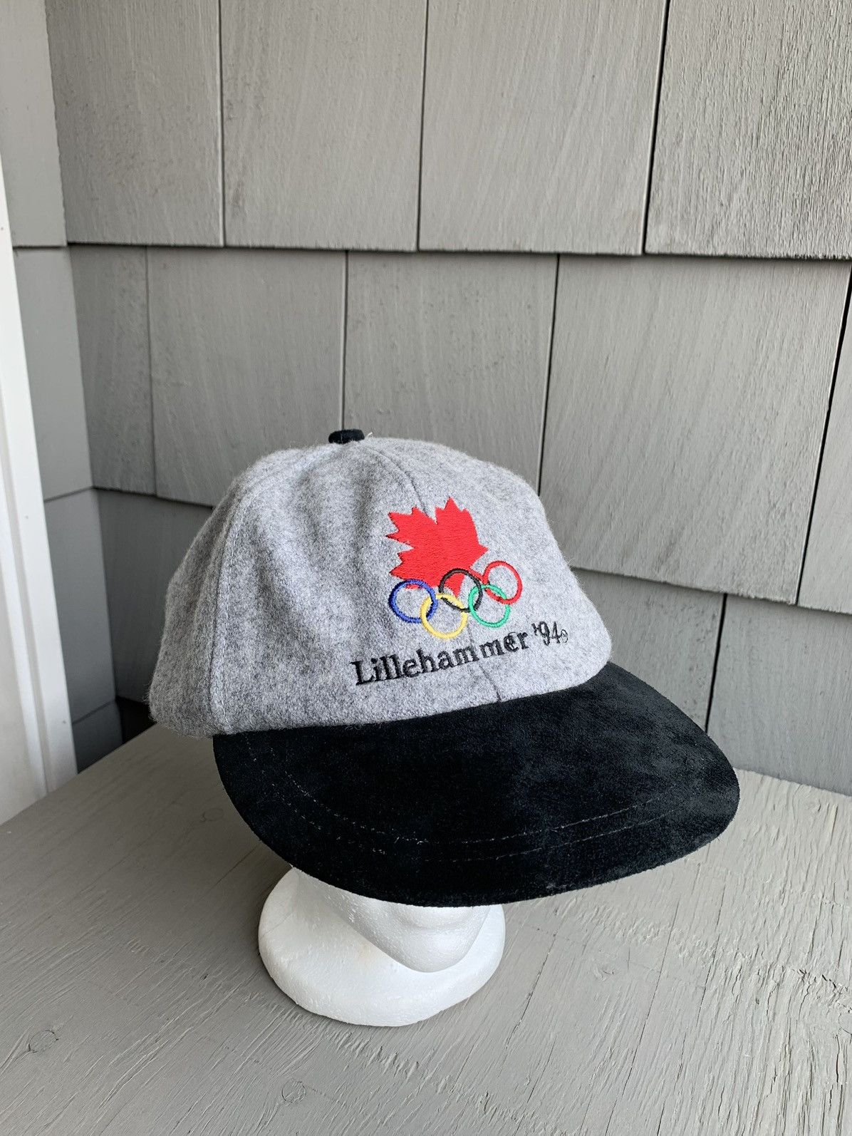 Other × Vintage 1994 Lillehammer Olympics Wool Hat 90s Vintage Strapback Cap Size ONE SIZE - 5 Thumbnail