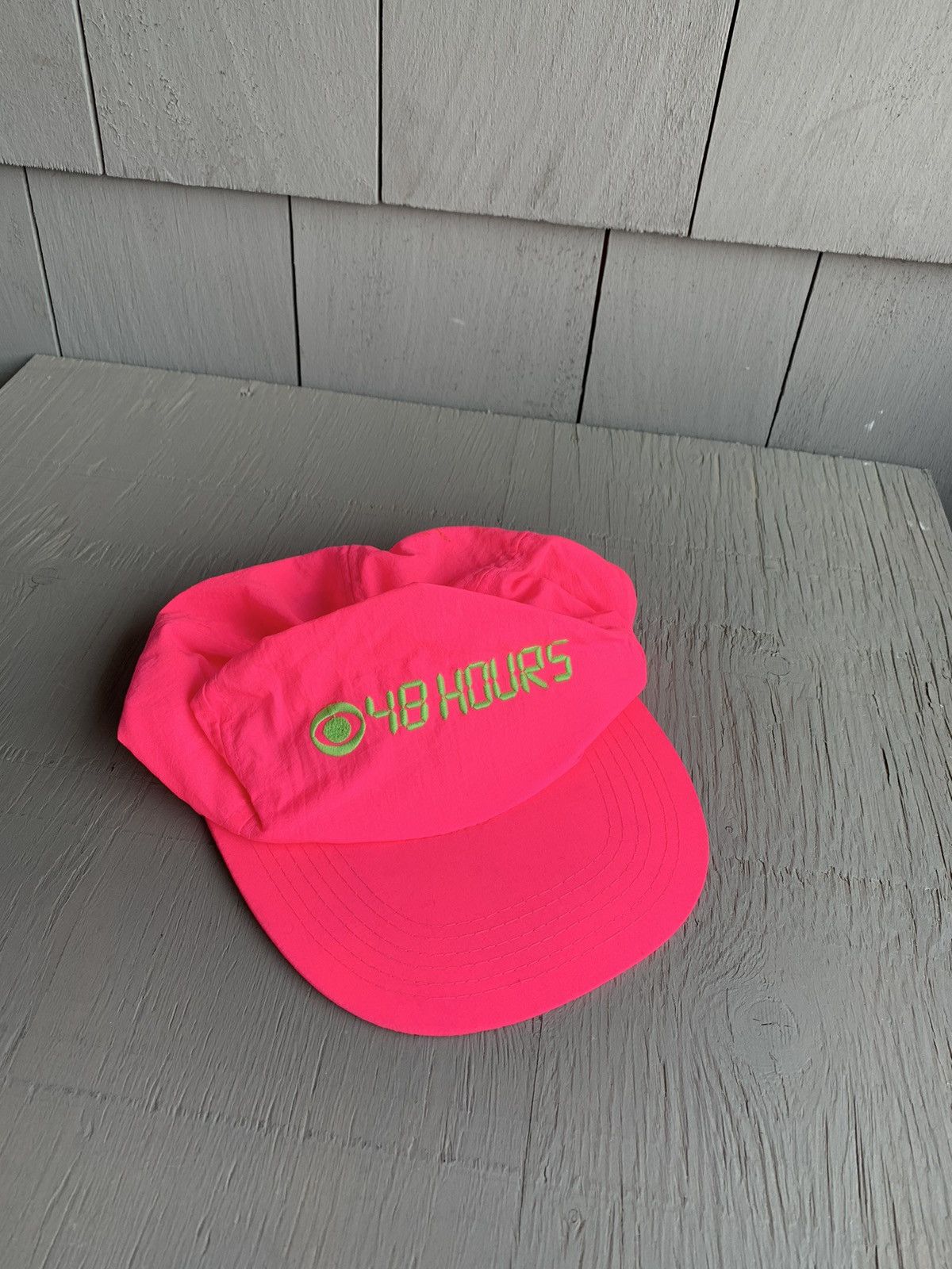 Other × Vintage Vintage 48 Hours CBS TV Show Hat Highlighter Pink Neon Snap Size ONE SIZE - 4 Thumbnail