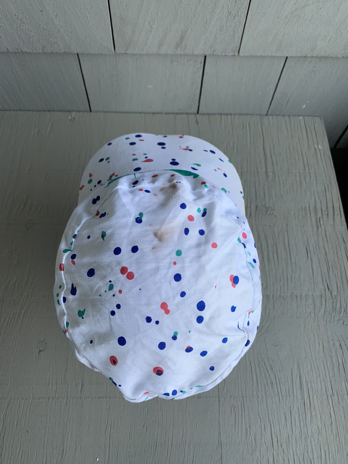 Other × Vintage Vintage Crayola Crayons Painter Cap Polka Dot Hat Paint Dot Size ONE SIZE - 7 Thumbnail