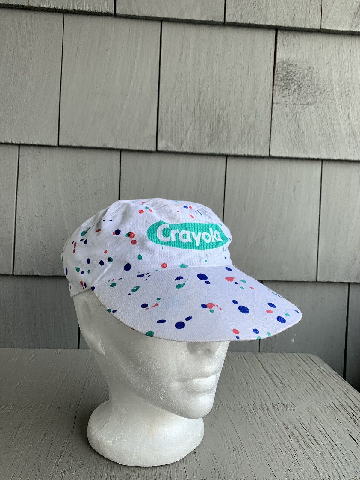 Other × Vintage Vintage Crayola Crayons Painter Cap Polka Dot Hat Paint Dot Size ONE SIZE - 3 Thumbnail