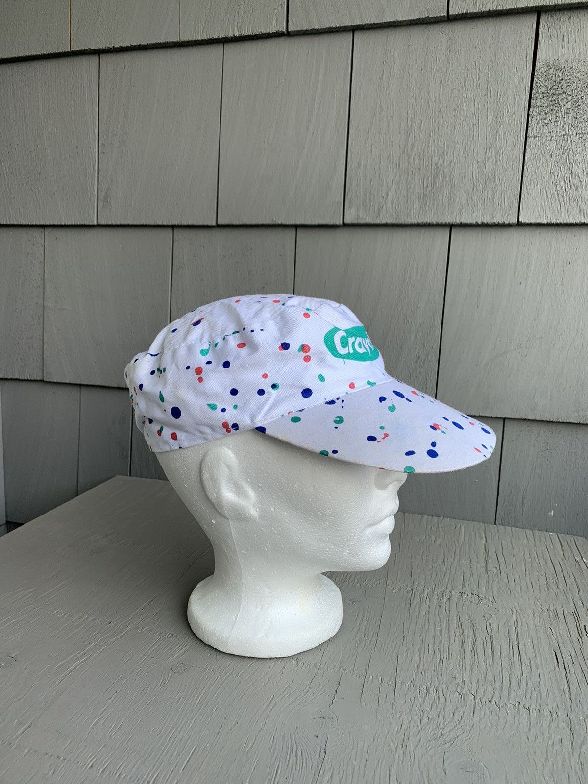 Other × Vintage Vintage Crayola Crayons Painter Cap Polka Dot Hat Paint Dot Size ONE SIZE - 1 Thumbnail
