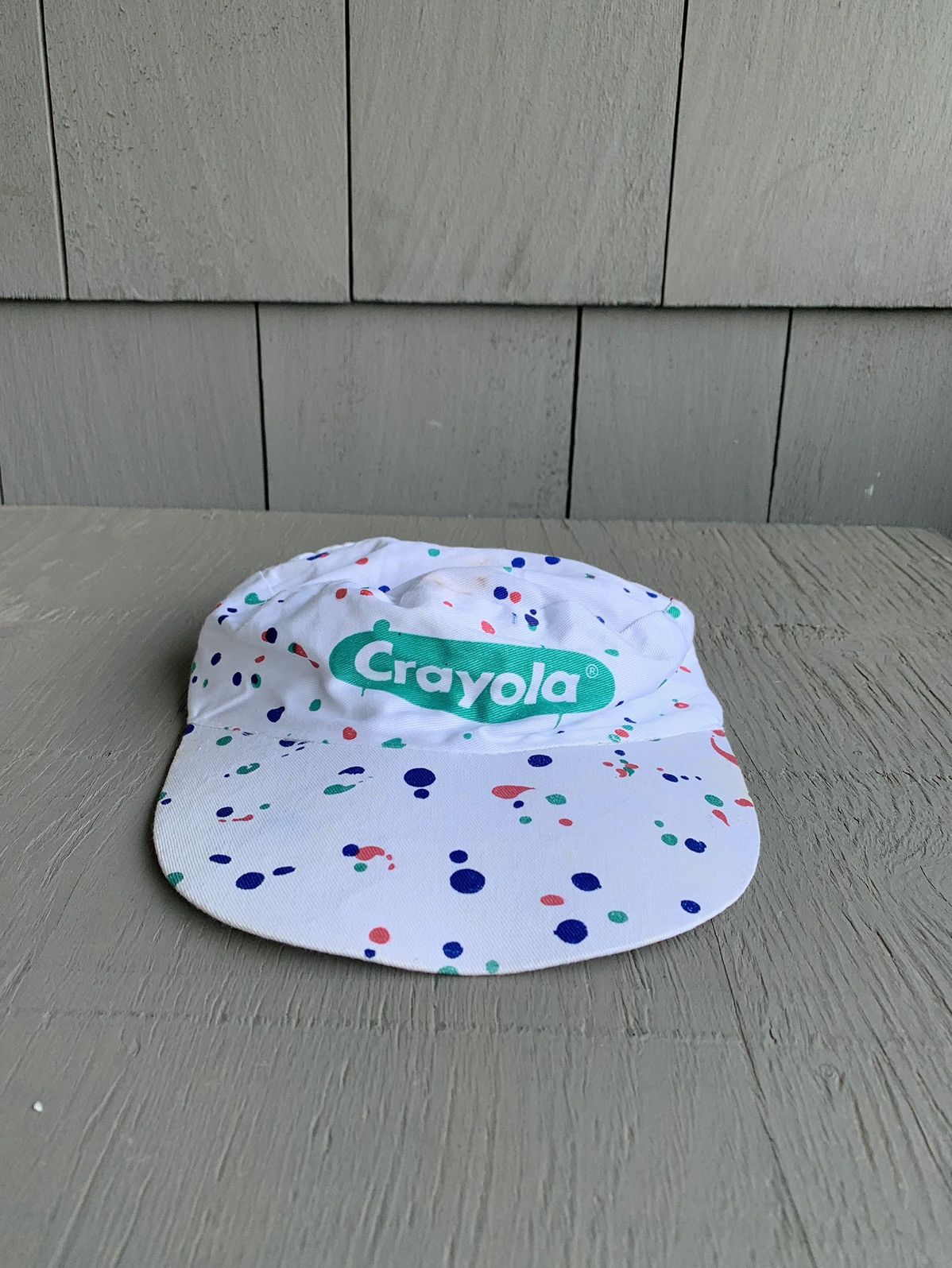 Other × Vintage Vintage Crayola Crayons Painter Cap Polka Dot Hat Paint Dot Size ONE SIZE - 12 Thumbnail