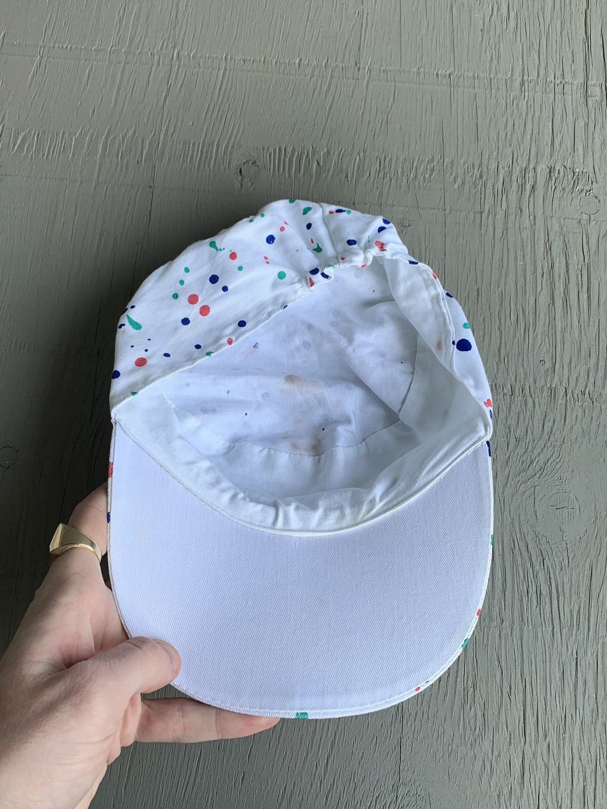 Other × Vintage Vintage Crayola Crayons Painter Cap Polka Dot Hat Paint Dot Size ONE SIZE - 8 Thumbnail