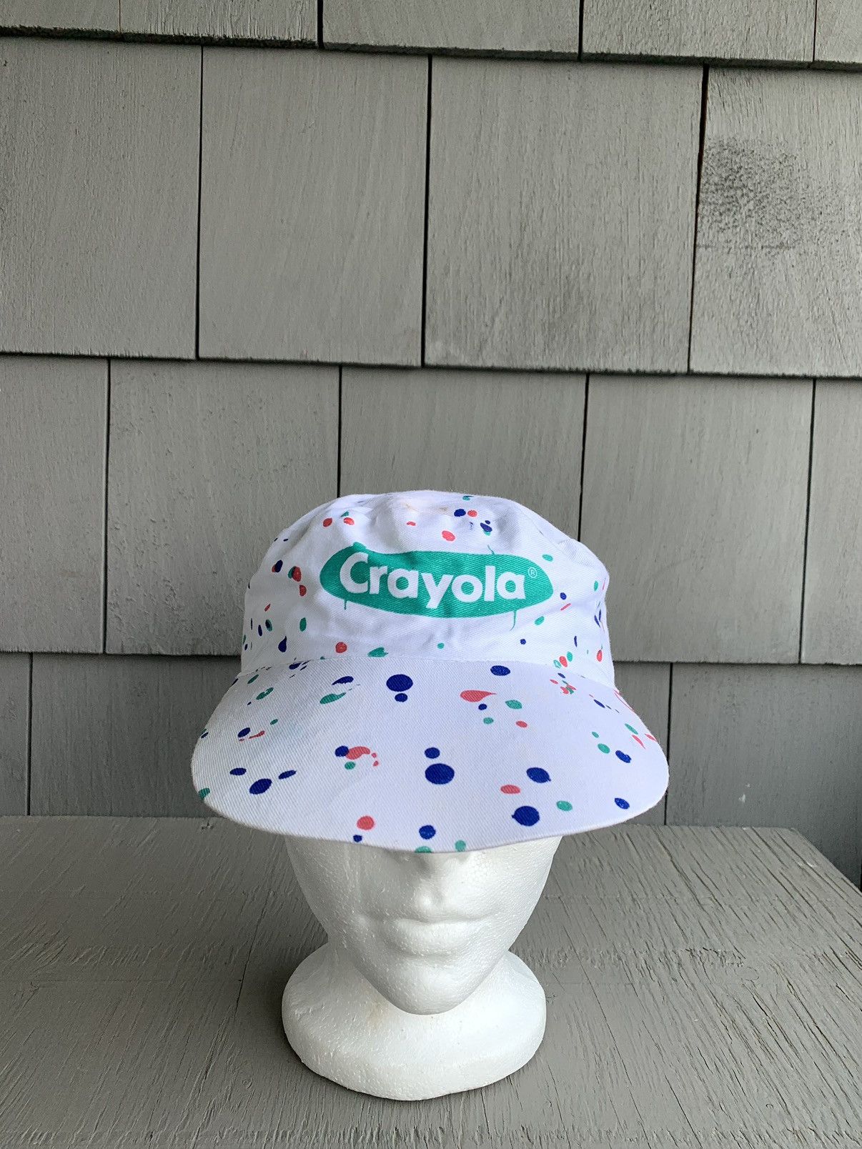 Other × Vintage Vintage Crayola Crayons Painter Cap Polka Dot Hat Paint Dot Size ONE SIZE - 2 Thumbnail