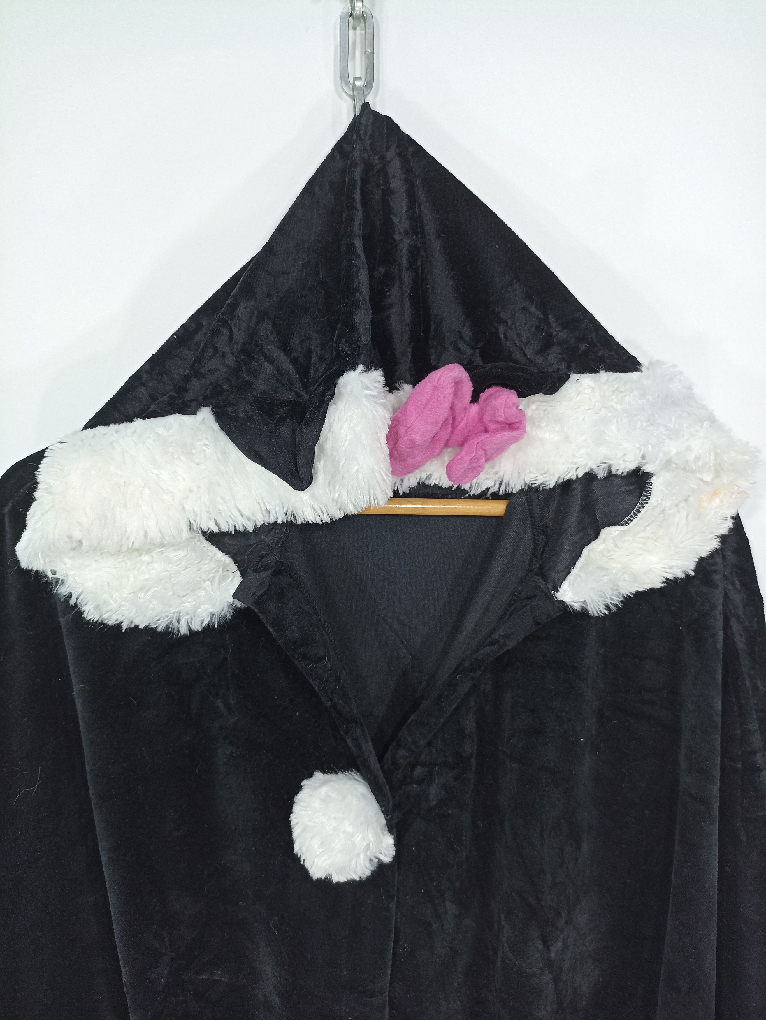 Anime × Cartoon Network × Japanese Brand Vintage Poncho Hello kitty Valvet Size US L / EU 52-54 / 3 - 2 Thumbnail