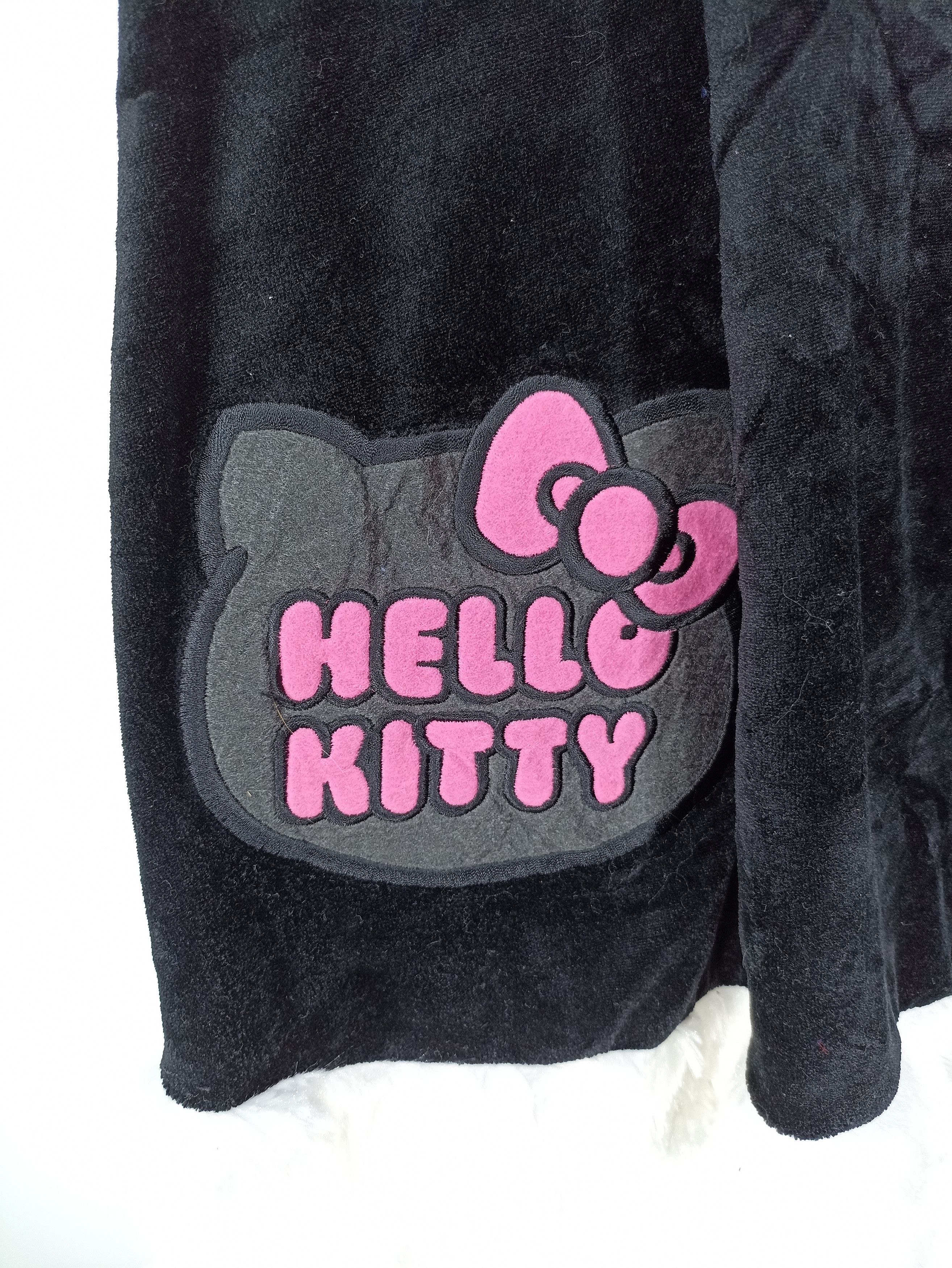 Anime × Cartoon Network × Japanese Brand Vintage Poncho Hello kitty Valvet Size US L / EU 52-54 / 3 - 3 Thumbnail