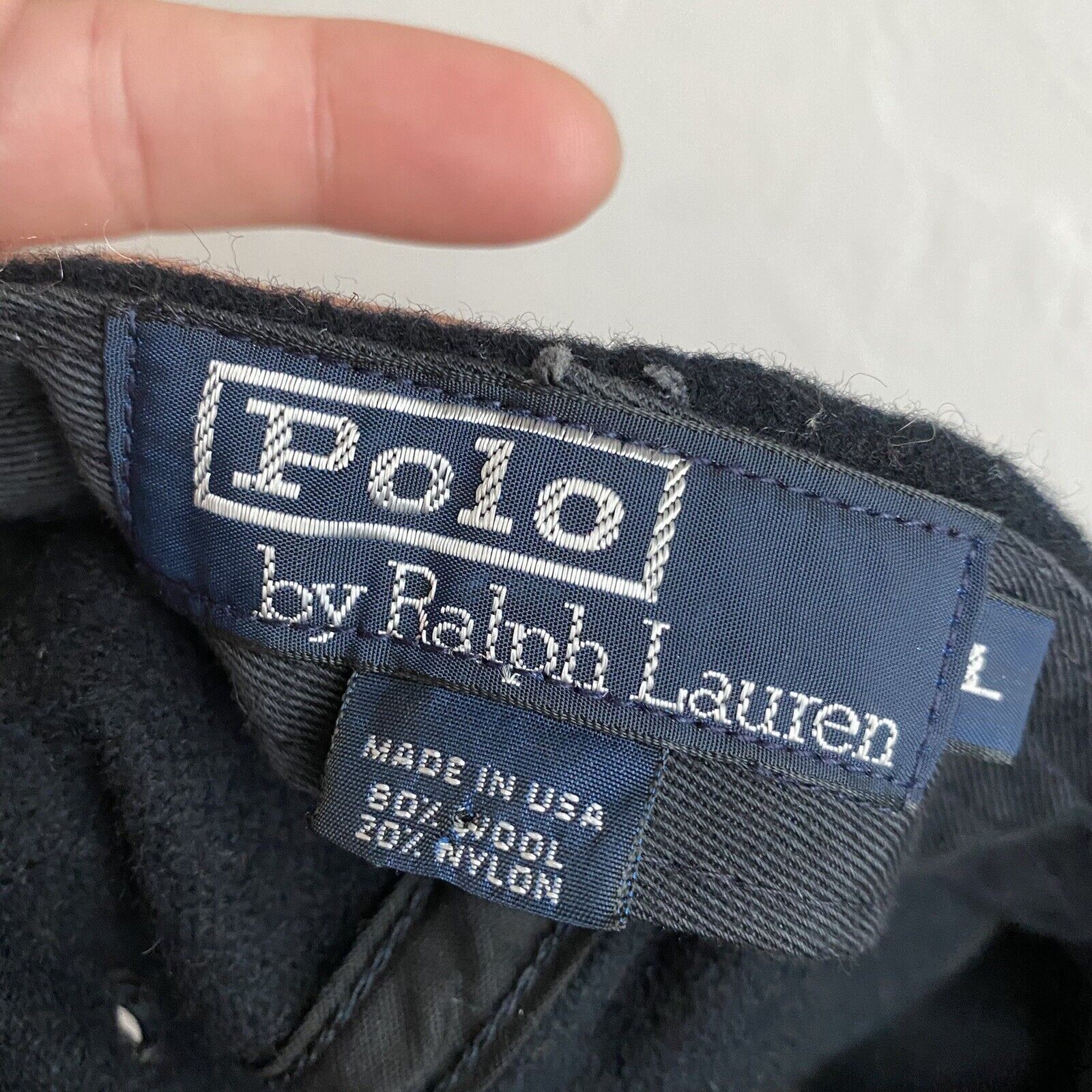 Polo Ralph Lauren Vintage Polo Ralph Lauren RL 2000 Fitted Hat Size Large Size 36 - 4 Thumbnail