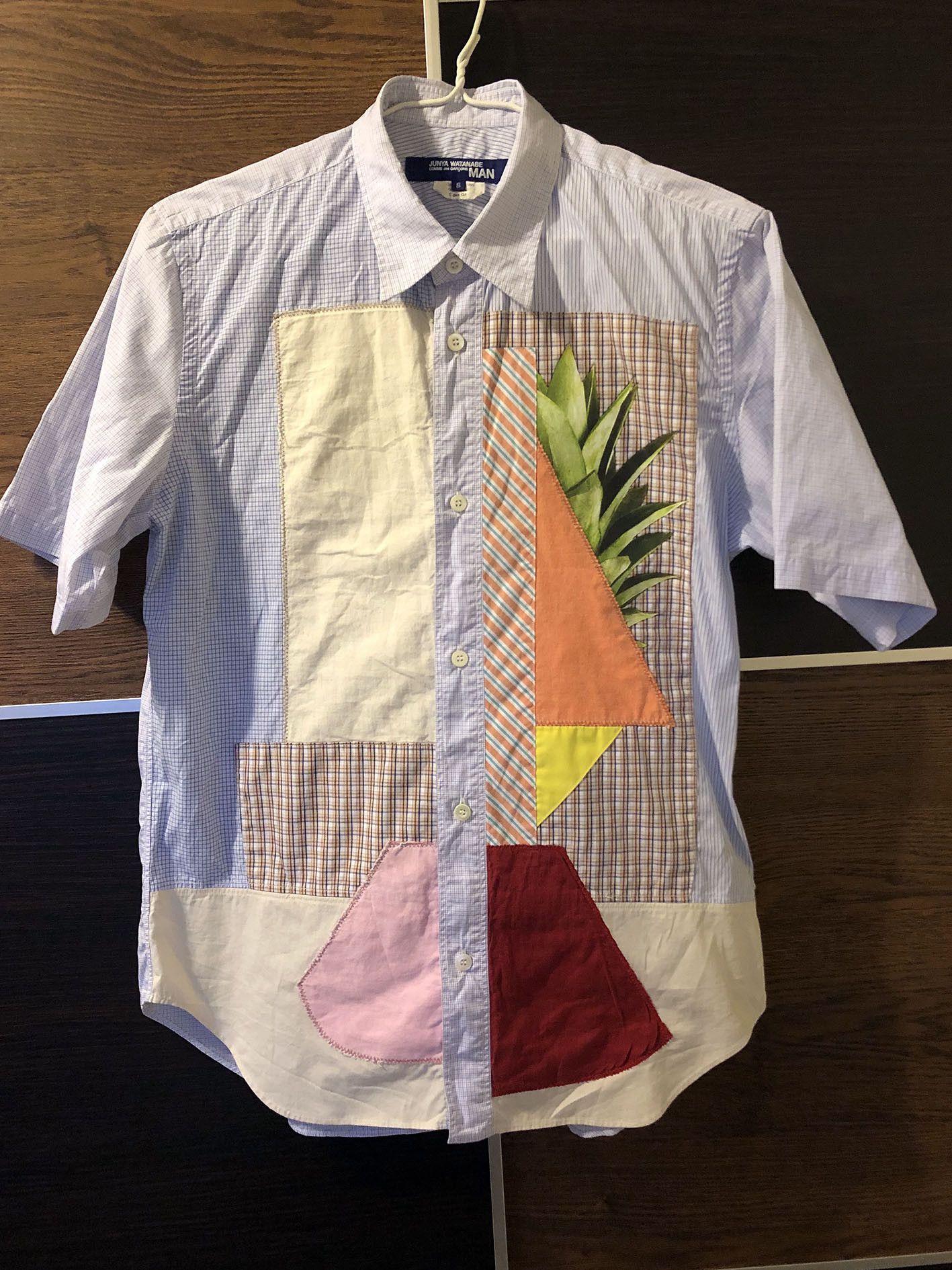 Junya watanabe discount patterned shirt grailed