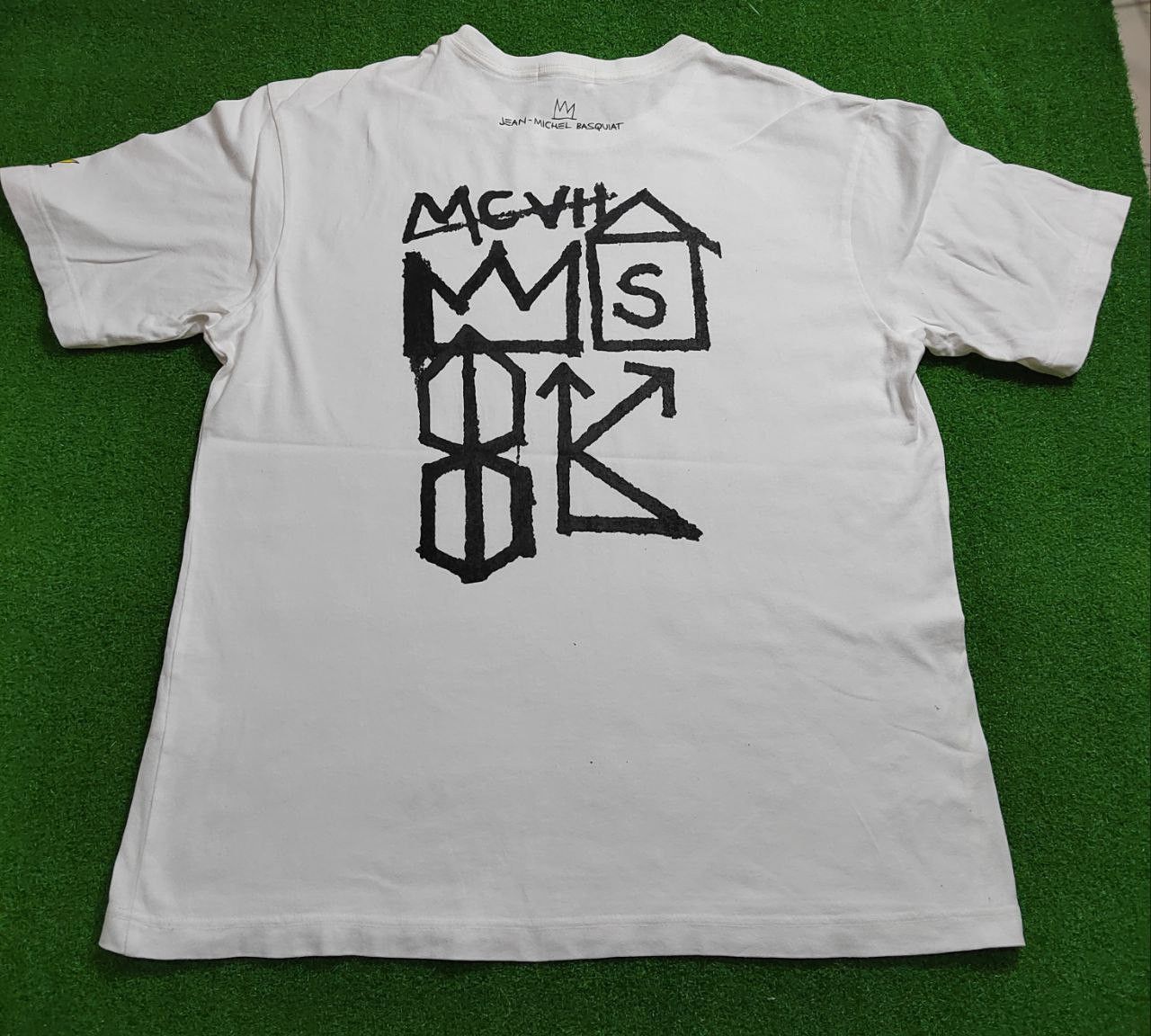 Jean-Michel Basquiat × Vintage Vintage Jean Michel Basquait Rare Art tshirt Size US XL / EU 56 / 4 - 6 Thumbnail