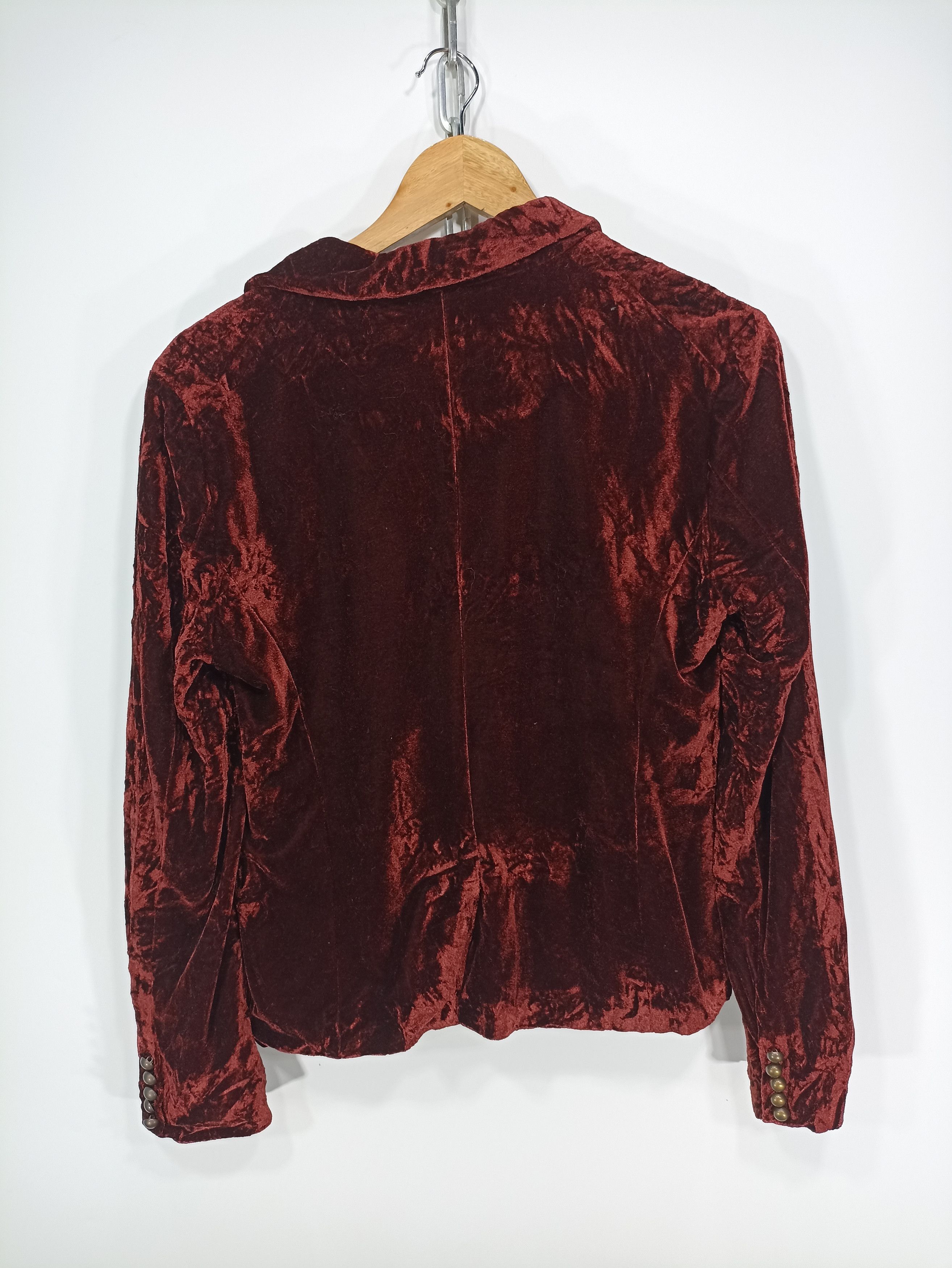 Japanese Brand × Velvet × Vintage Vintage FORMENGIRL Valvet Blazer Croped Size US XS / EU 42 / 0 - 5 Thumbnail