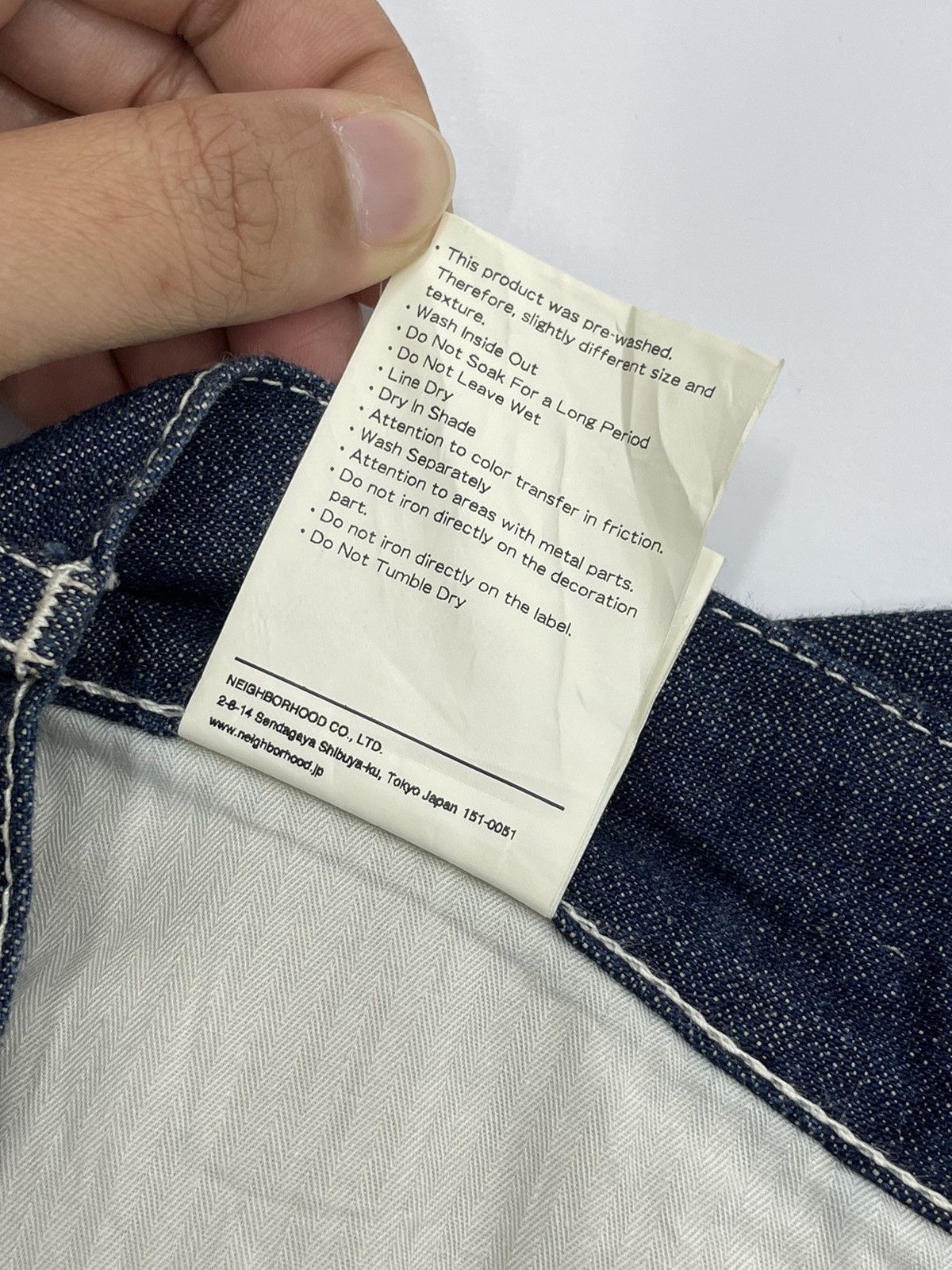 Neighborhood Neighborhood Utility Indigo Denim Jeans Size US 32 / EU 48 - 18 Thumbnail