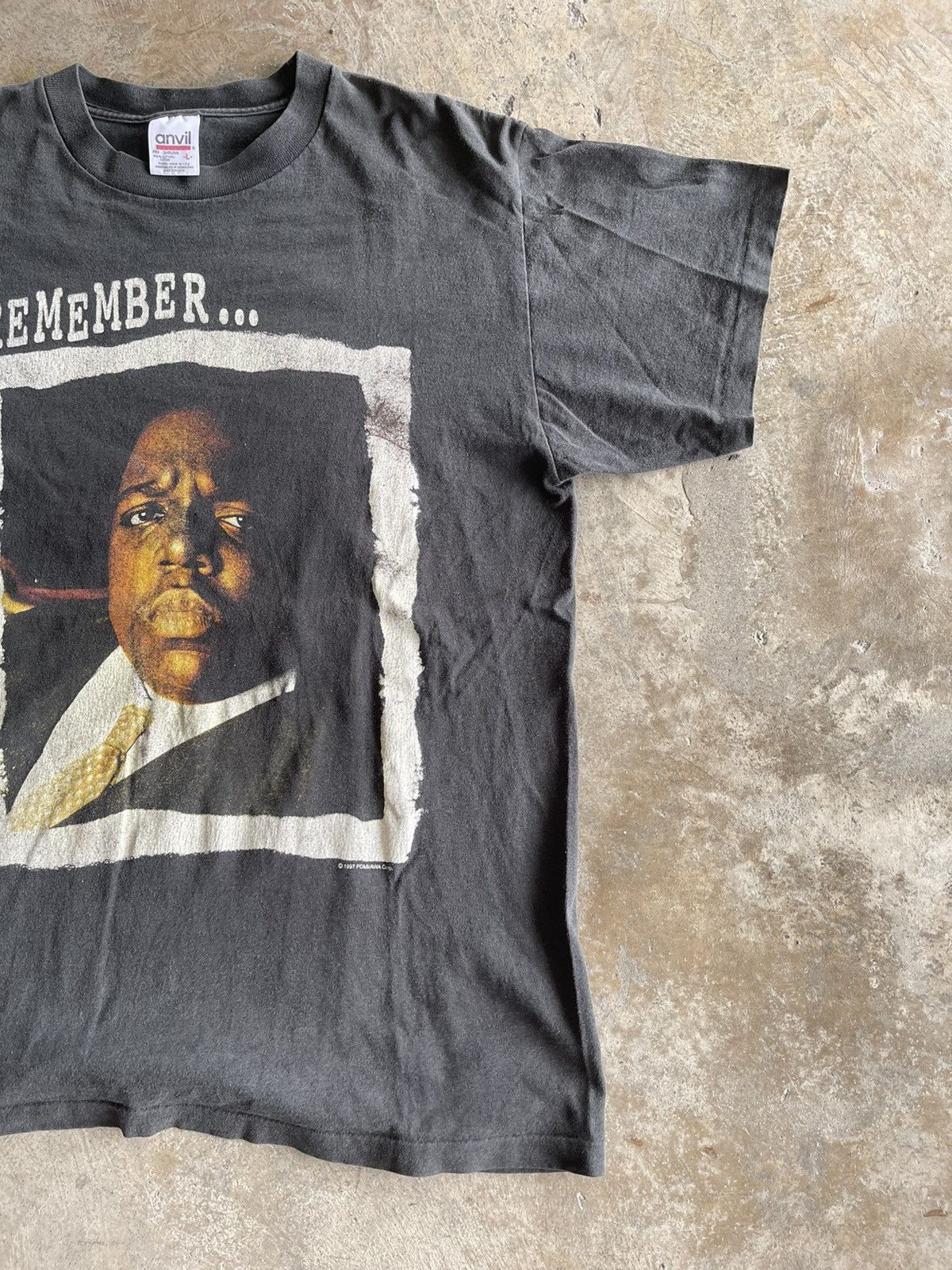 Rap Tees Vintage 90s Notorious B.I.G Memorial Rap Tee Tribute Size US L / EU 52-54 / 3 - 3 Thumbnail