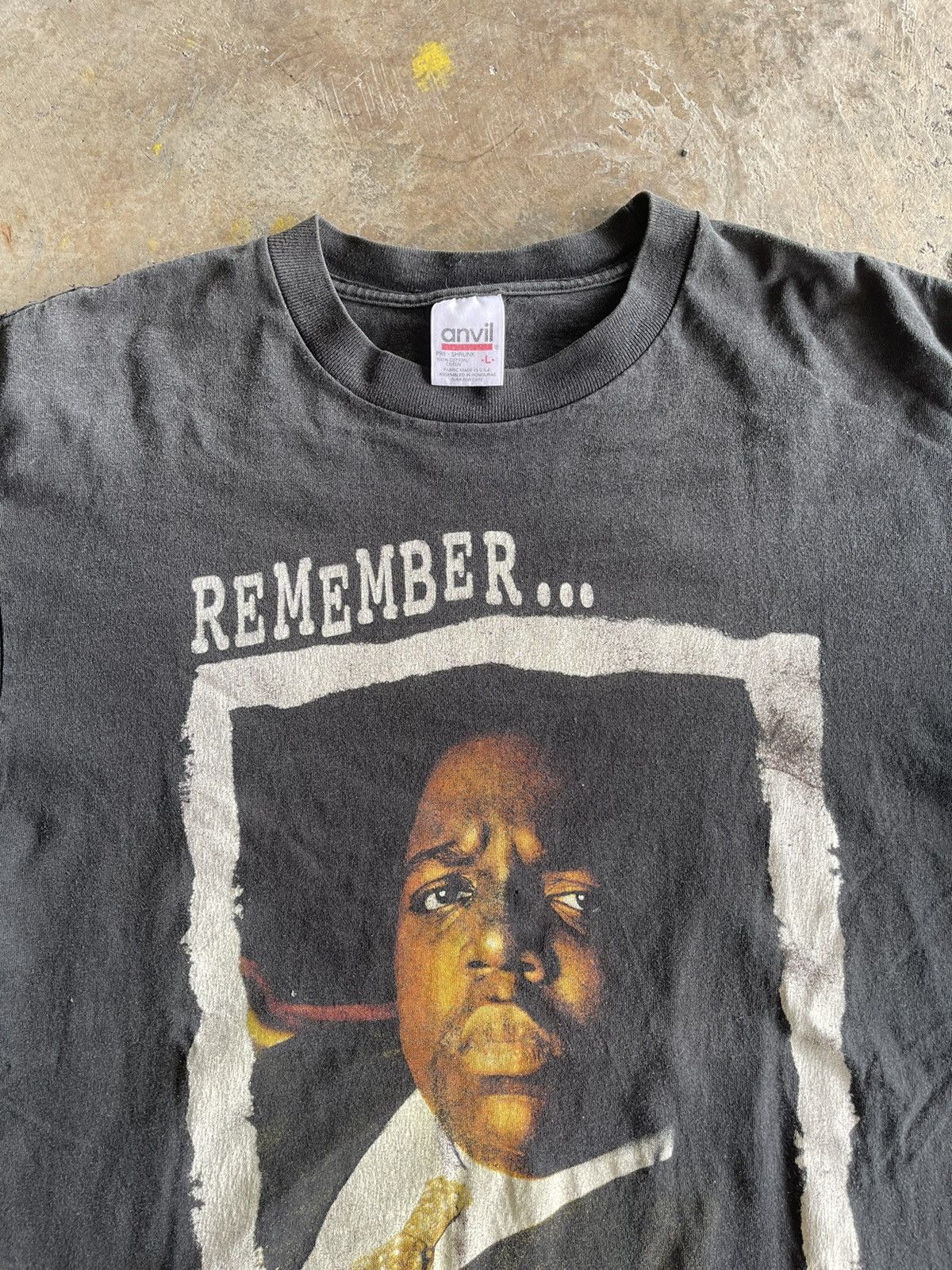 Rap Tees Vintage 90s Notorious B.I.G Memorial Rap Tee Tribute Size US L / EU 52-54 / 3 - 6 Thumbnail