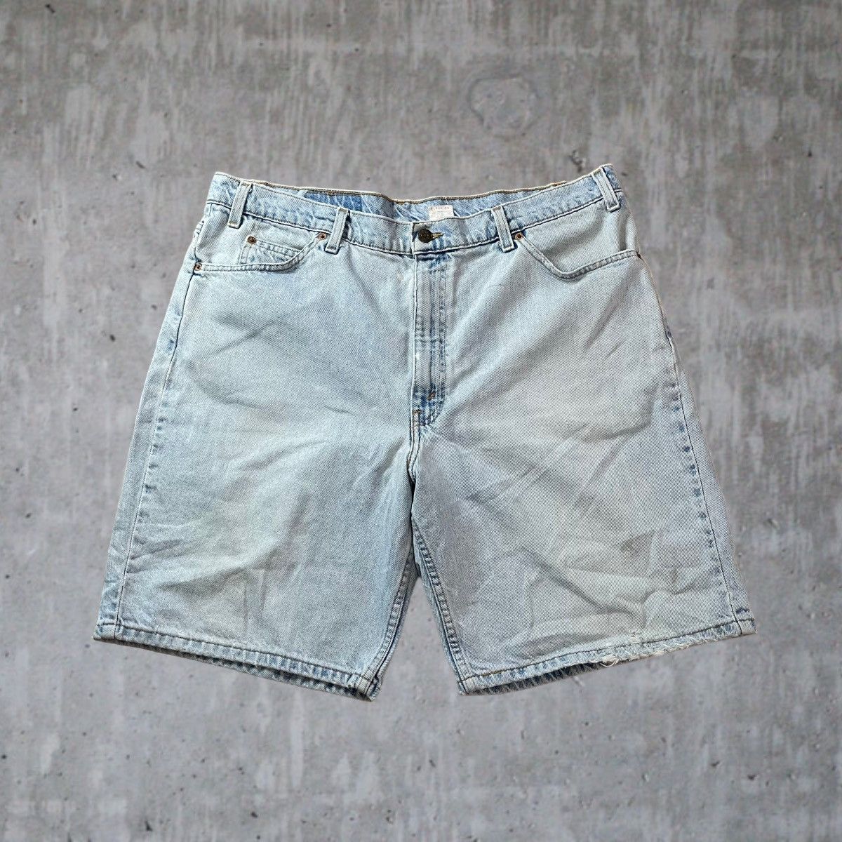 Levi's Vintage Levi’s 550 Orange Tab Light Wash Denim Shorts Size US 38 / EU 54 - 1 Thumbnail