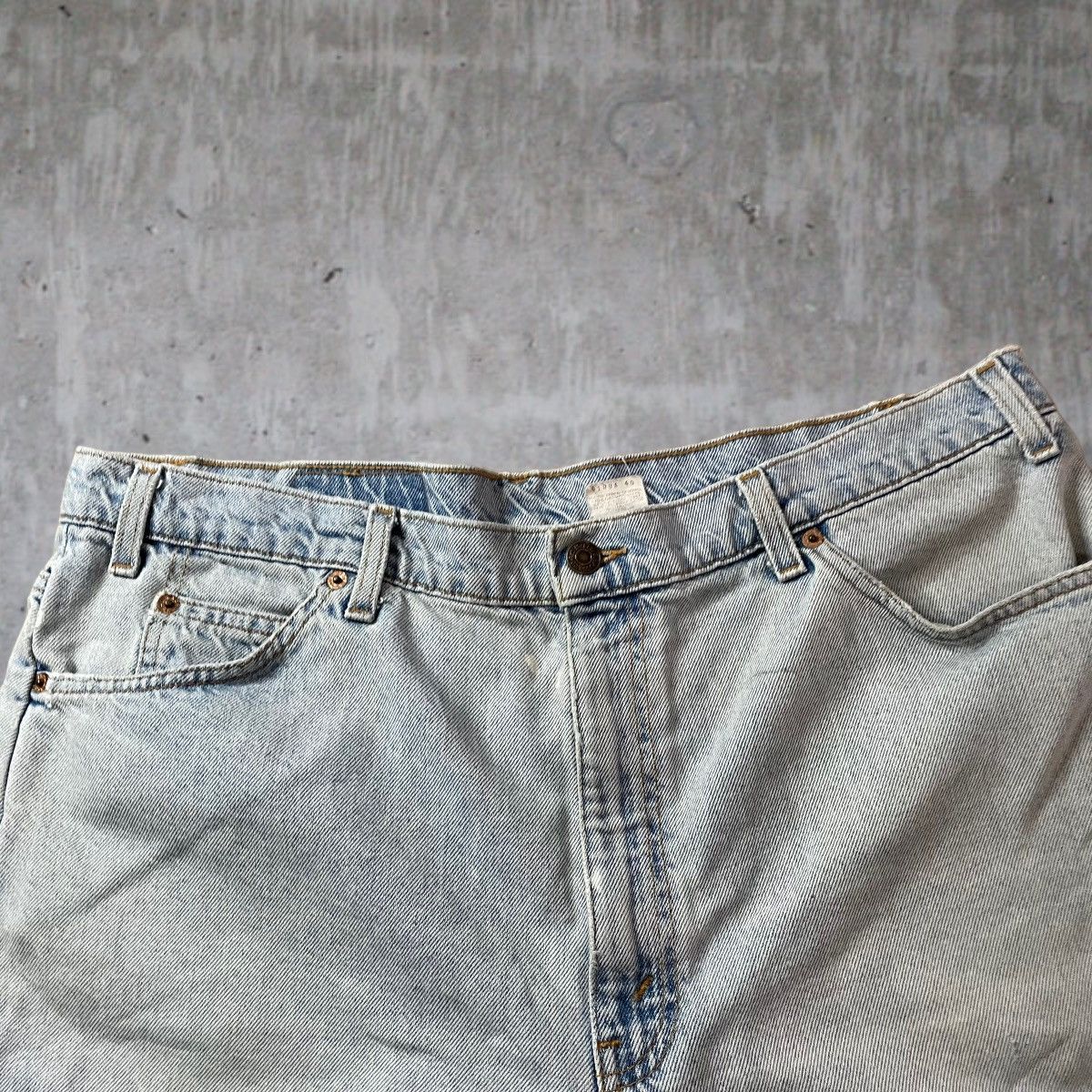 Levi's Vintage Levi’s 550 Orange Tab Light Wash Denim Shorts Size US 38 / EU 54 - 4 Thumbnail