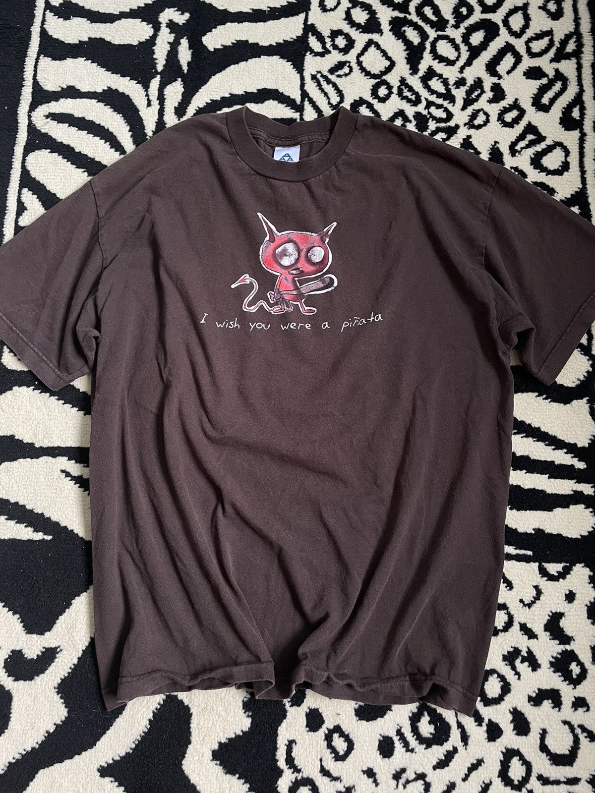 Other Vintage I Wish You Were A Piñata 2000s T-Shirt Size XL Size US XL / EU 56 / 4 - 2 Thumbnail
