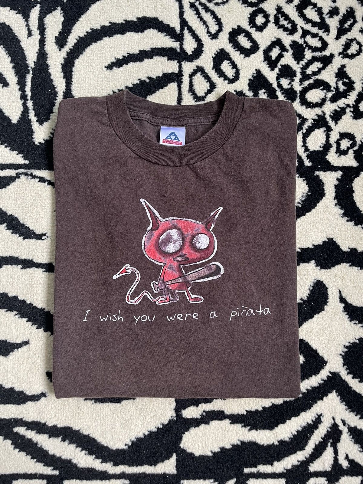 Other Vintage I Wish You Were A Piñata 2000s T-Shirt Size XL Size US XL / EU 56 / 4 - 1 Thumbnail