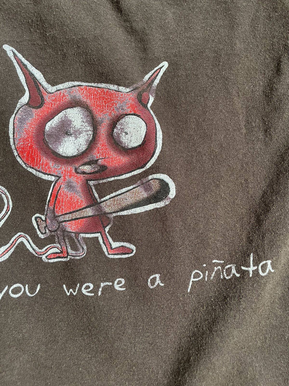 Other Vintage I Wish You Were A Piñata 2000s T-Shirt Size XL Size US XL / EU 56 / 4 - 5 Thumbnail