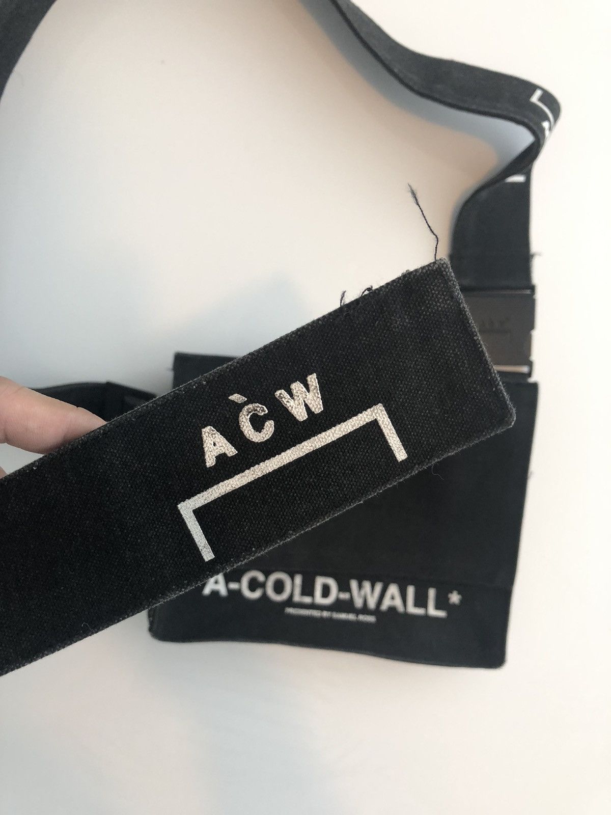 A-COLD-WALL* Utility Holster - Model 2 Large in Black Canvas Size ONE SIZE - 2 Thumbnail
