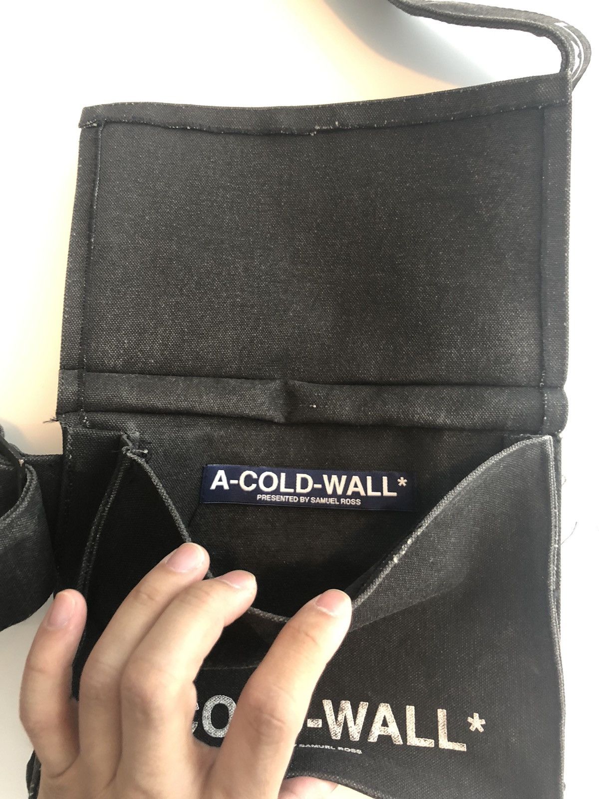 A-COLD-WALL* Utility Holster - Model 2 Large in Black Canvas Size ONE SIZE - 4 Thumbnail