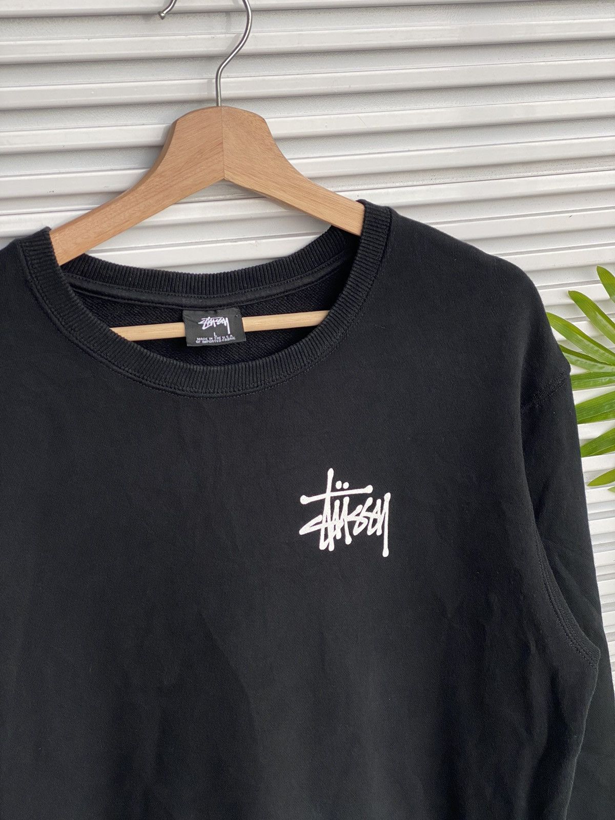 Stussy × Vintage Vintage Stussy OG Logo Crewneck / Travis Flacko Scott Size US L / EU 52-54 / 3 - 5 Thumbnail