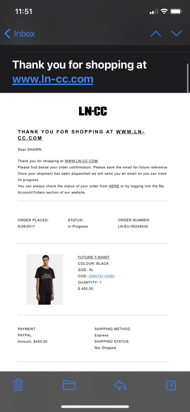 Gucci Gucci x Coco Capitan Black Future T Size US XL / EU 56 / 4 - 6 Thumbnail