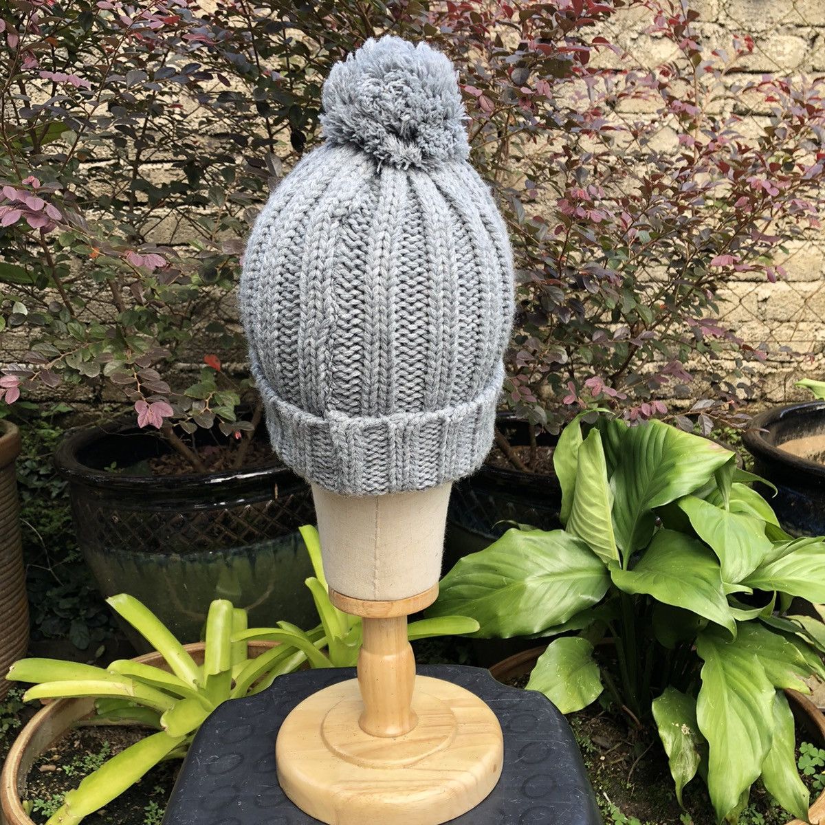 Designer × Harris Tweed 🔥Iconic🔥Vintage Harris Tweed Patches Winter Beanie Snow Cap Size ONE SIZE - 3 Thumbnail