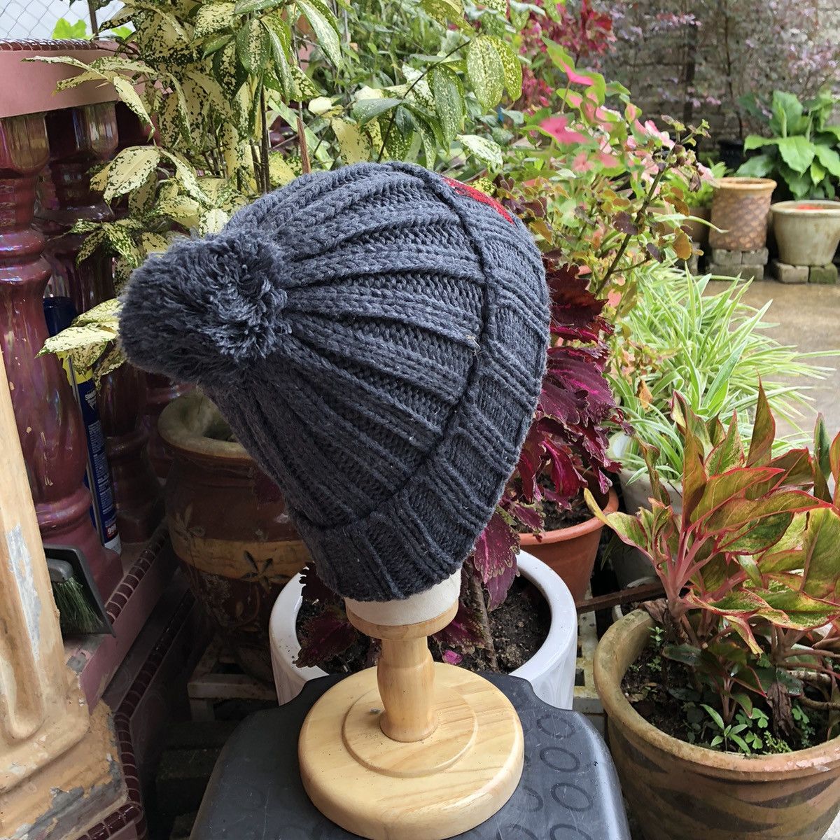 Designer × Harris Tweed 🔥Rare🔥Harris Tweed Patchwork Winter Beanie Snow Cap B132 Size ONE SIZE - 3 Thumbnail