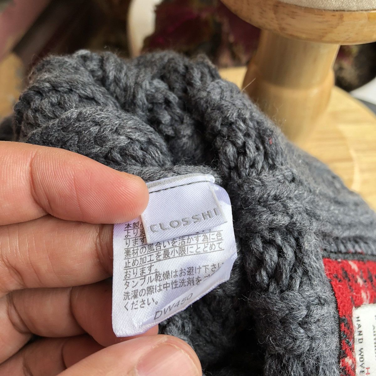 Designer × Harris Tweed 🔥Rare🔥Harris Tweed Patchwork Winter Beanie Snow Cap B132 Size ONE SIZE - 5 Thumbnail