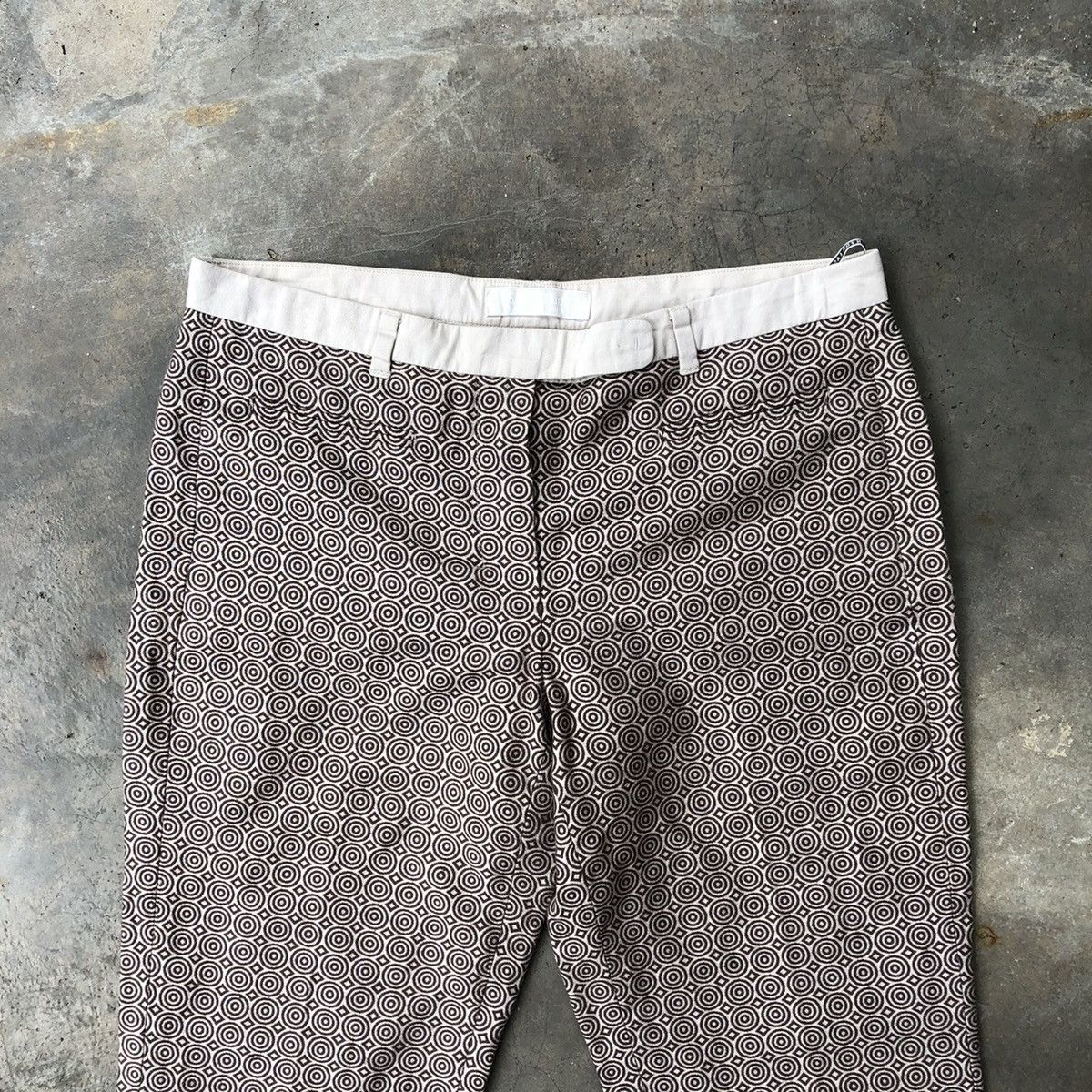 Designer × Max Mara × Vintage 🔥Sick🔥Max Mara Embroidery Monogram Styles Women Casual Pants Size 30" / US 8 / IT 44 - 2 Thumbnail