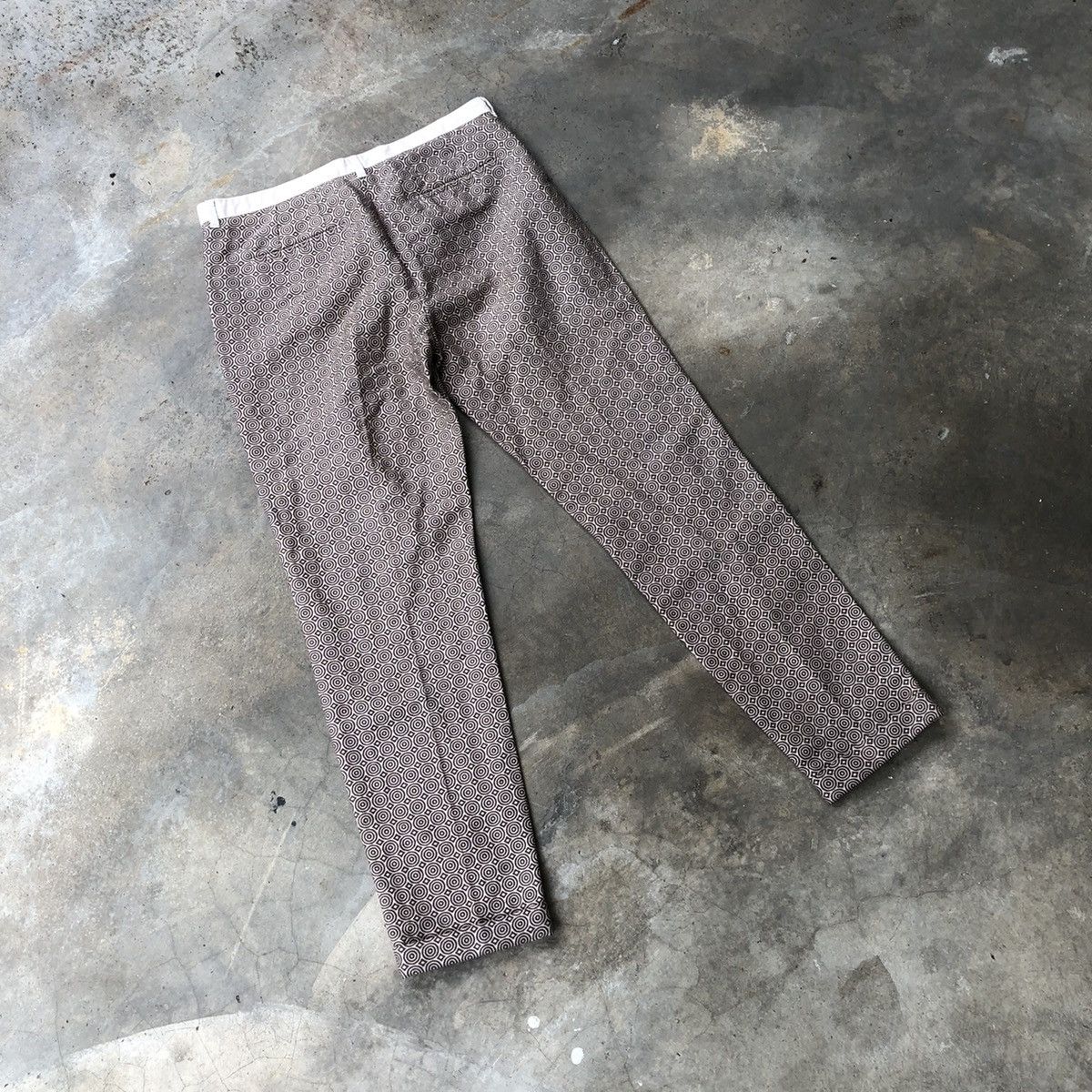 Designer × Max Mara × Vintage 🔥Sick🔥Max Mara Embroidery Monogram Styles Women Casual Pants Size 30" / US 8 / IT 44 - 4 Thumbnail