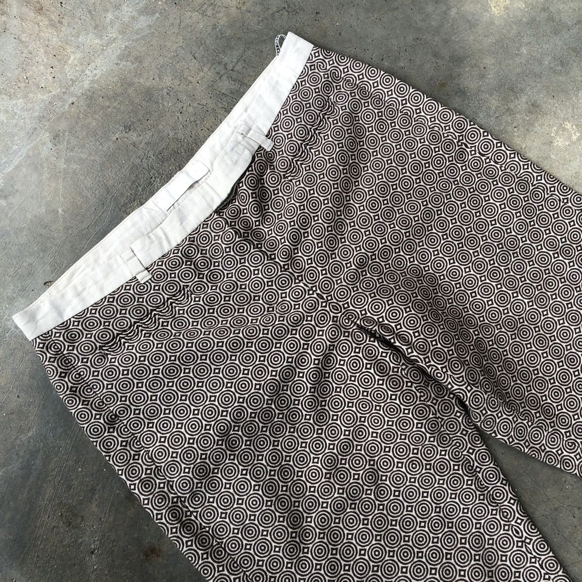 Designer × Max Mara × Vintage 🔥Sick🔥Max Mara Embroidery Monogram Styles Women Casual Pants Size 30" / US 8 / IT 44 - 7 Thumbnail