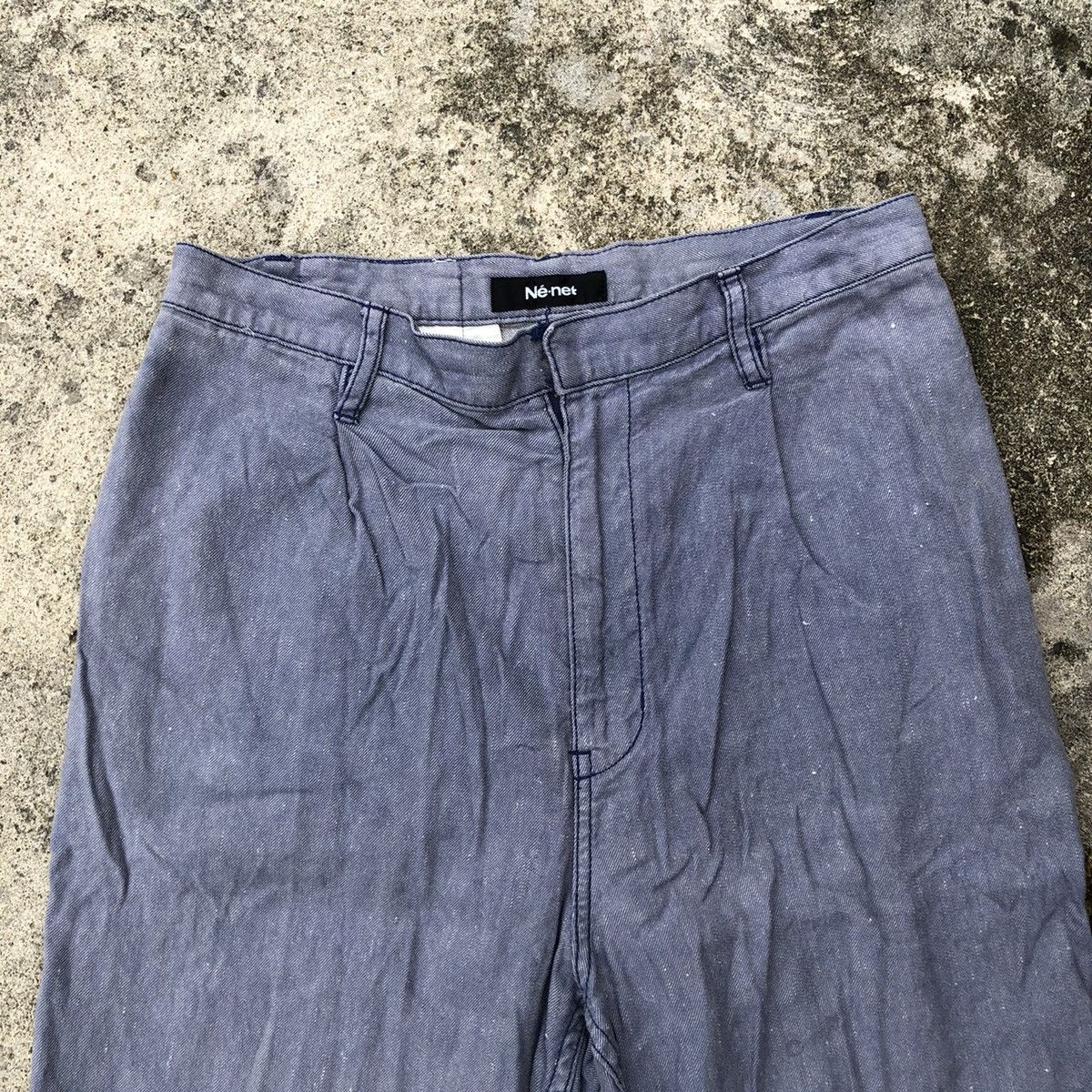 Issey Miyake × Ne-Net × Tsumori Chisato 🔥Rare🔥Hype🔥Vintage Issey Miyake Ne-Net Cropped Casual Pants Size US 28 / EU 44 - 2 Thumbnail