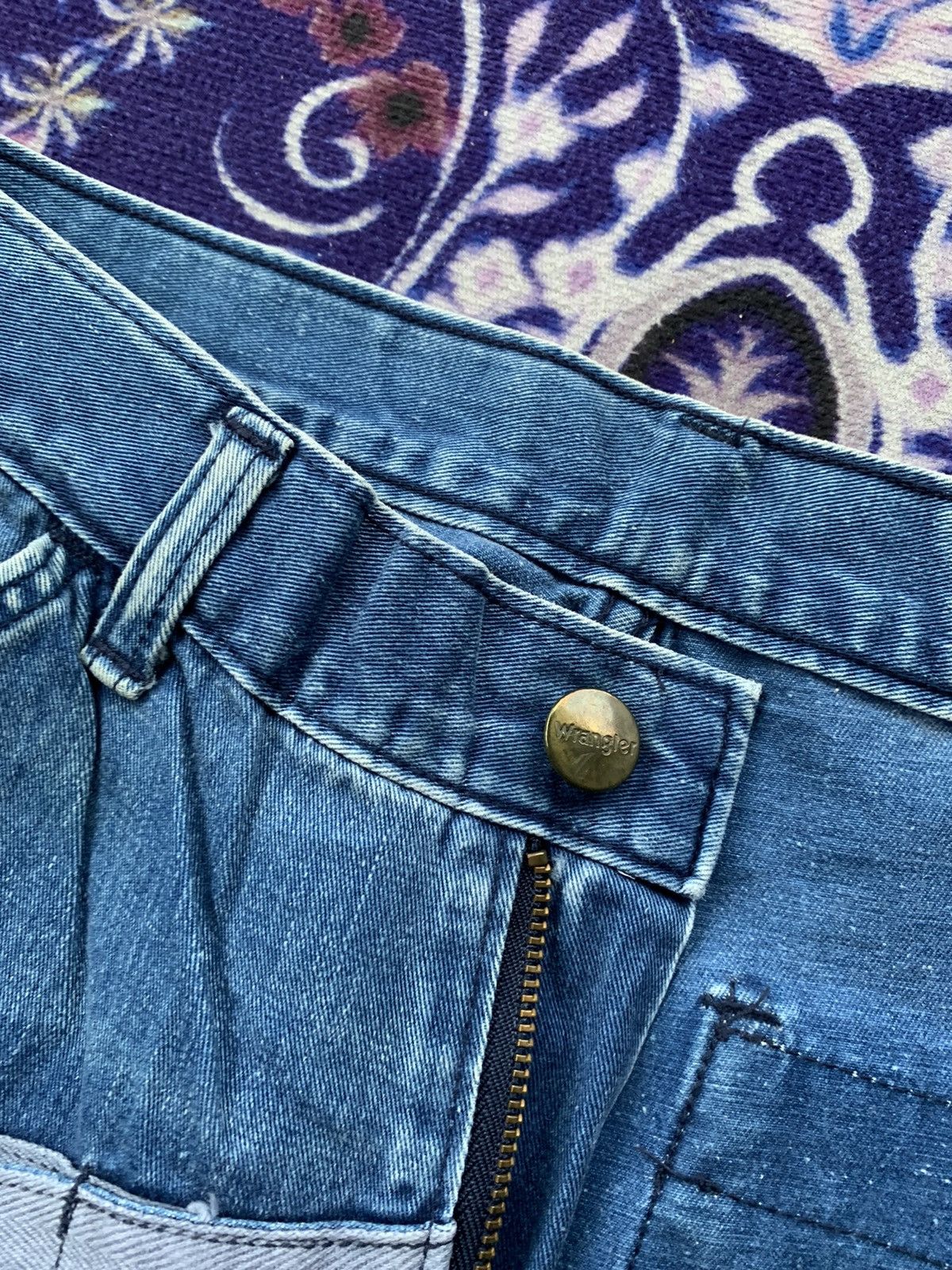 Vintage Vintage Wrangler Faded Wash Denim Size US 28 / EU 44 - 5 Thumbnail