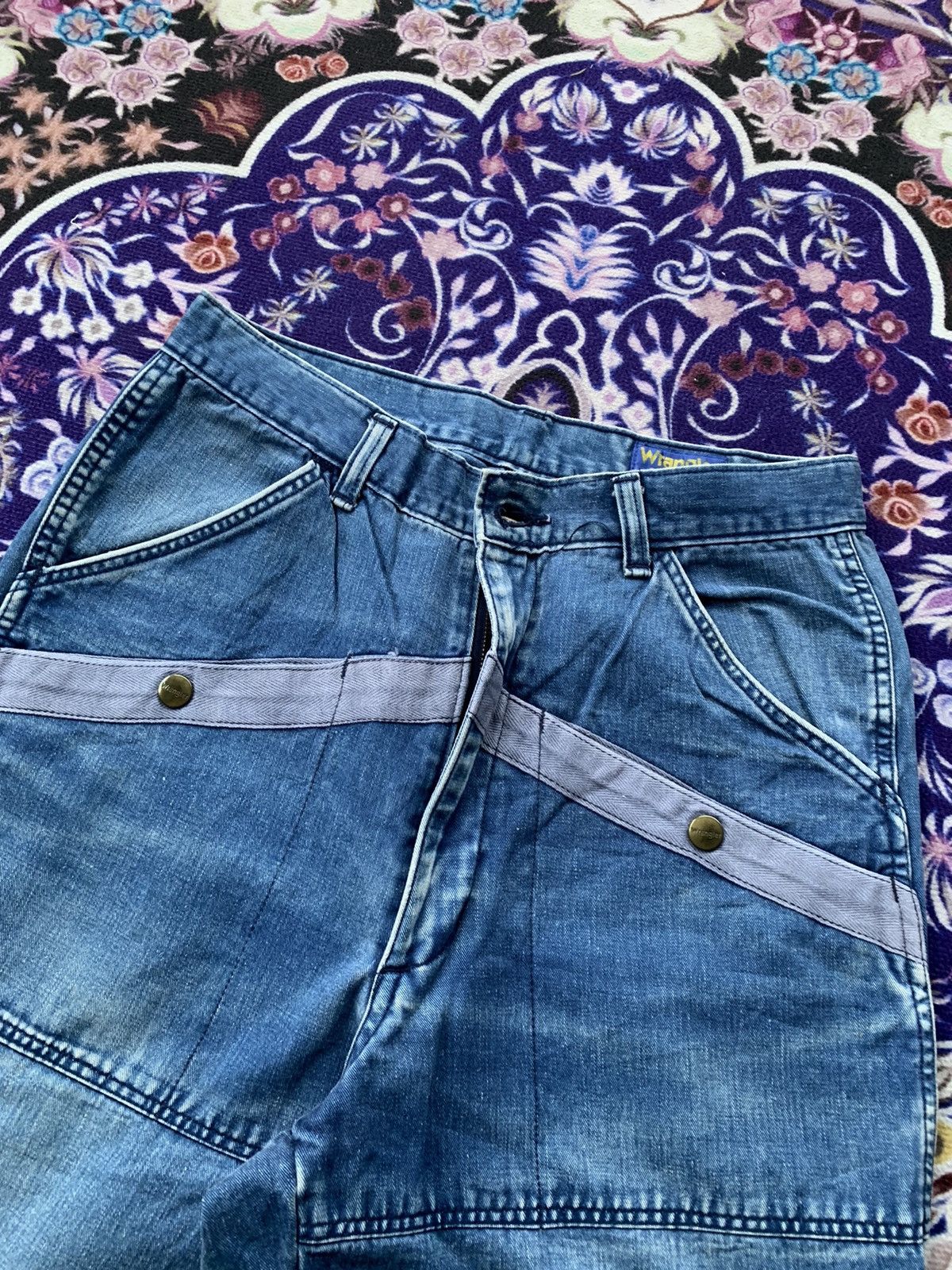 Vintage Vintage Wrangler Faded Wash Denim Size US 28 / EU 44 - 4 Thumbnail