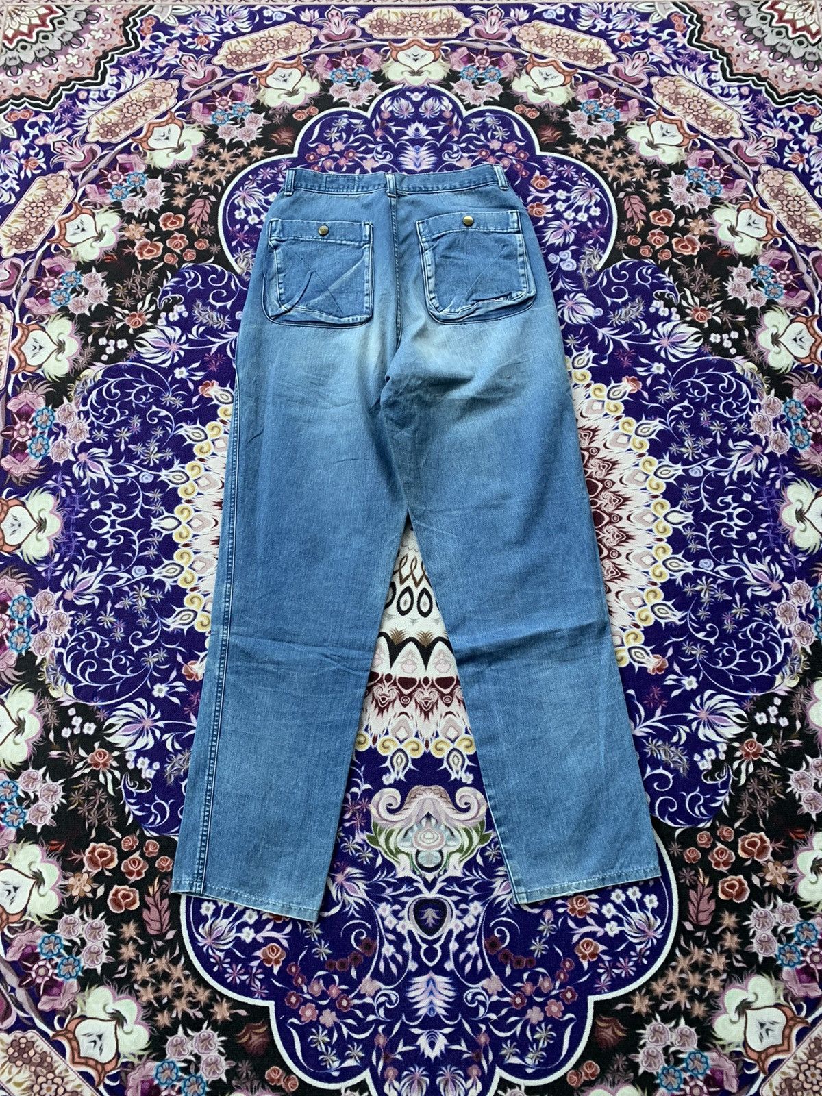 Vintage Vintage Wrangler Faded Wash Denim Size US 28 / EU 44 - 9 Thumbnail