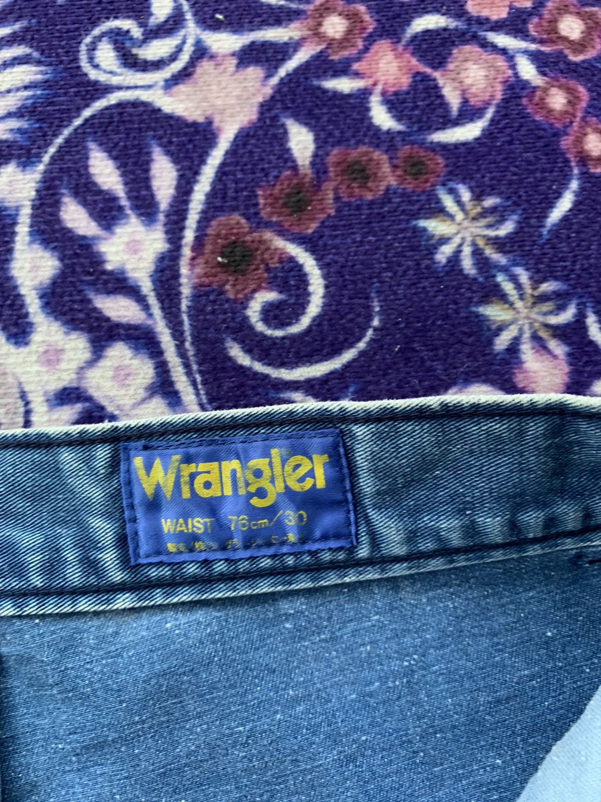 Vintage Vintage Wrangler Faded Wash Denim Size US 28 / EU 44 - 6 Thumbnail
