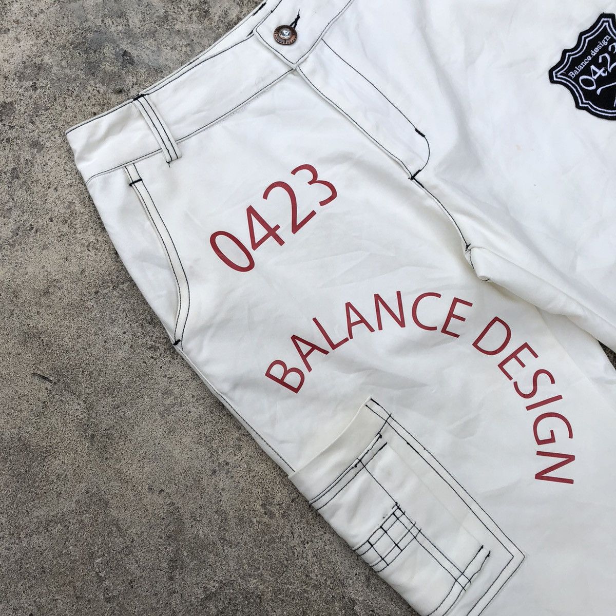 Japanese Brand × Vintage Rare Balance Design Skull Seditionaries Punk Casual Pants Size US 32 / EU 48 - 5 Thumbnail