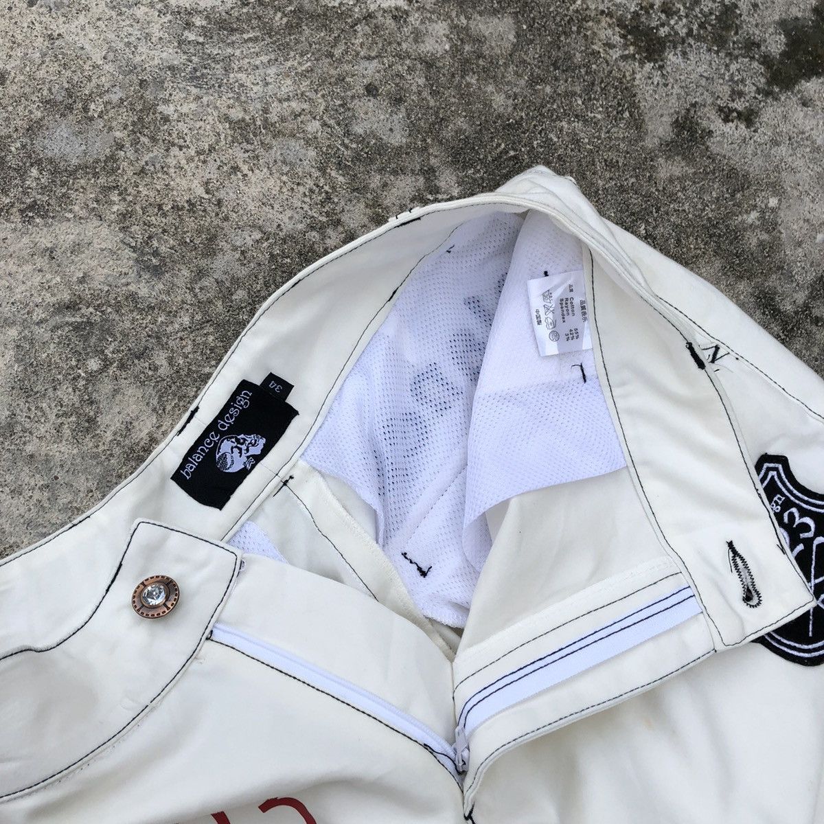 Japanese Brand × Vintage Rare Balance Design Skull Seditionaries Punk Casual Pants Size US 32 / EU 48 - 16 Thumbnail