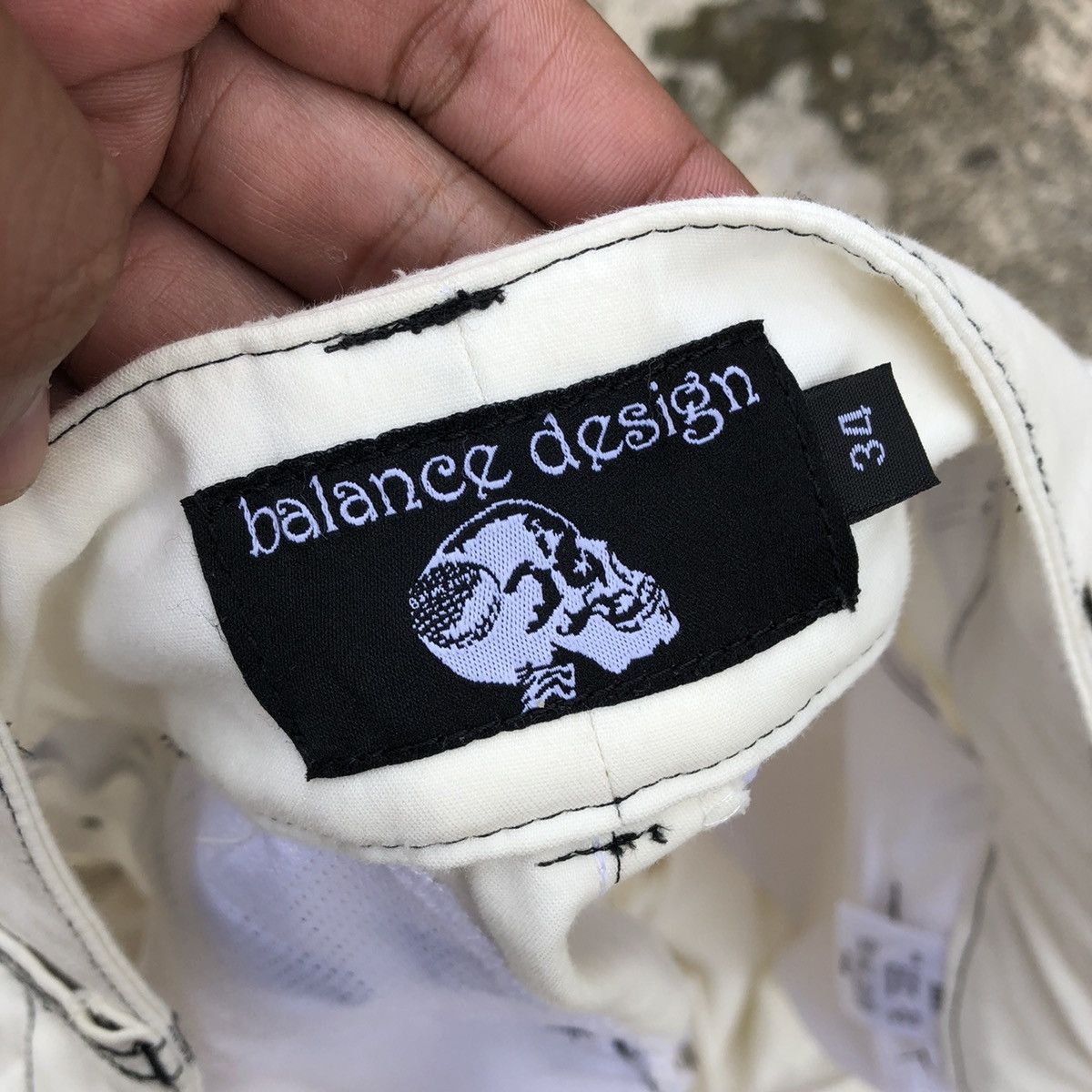 Japanese Brand × Vintage Rare Balance Design Skull Seditionaries Punk Casual Pants Size US 32 / EU 48 - 18 Thumbnail