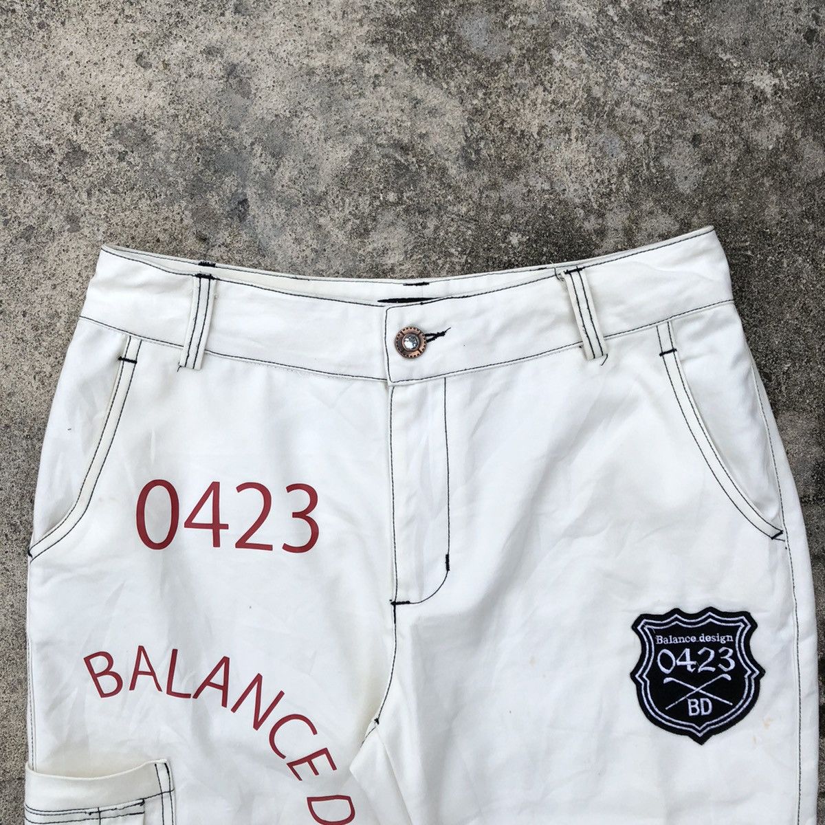 Japanese Brand × Vintage Rare Balance Design Skull Seditionaries Punk Casual Pants Size US 32 / EU 48 - 2 Thumbnail