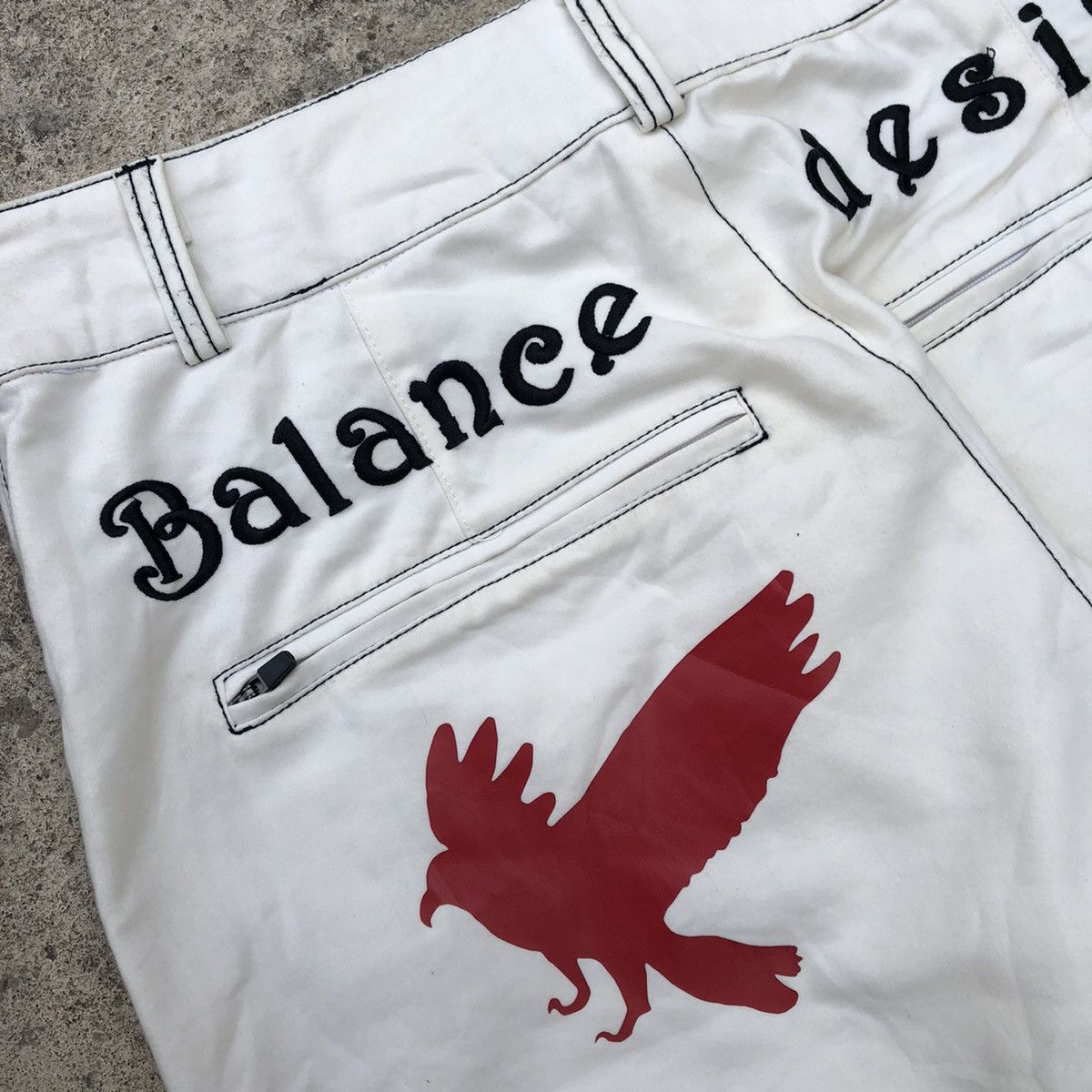Japanese Brand × Vintage Rare Balance Design Skull Seditionaries Punk Casual Pants Size US 32 / EU 48 - 12 Thumbnail