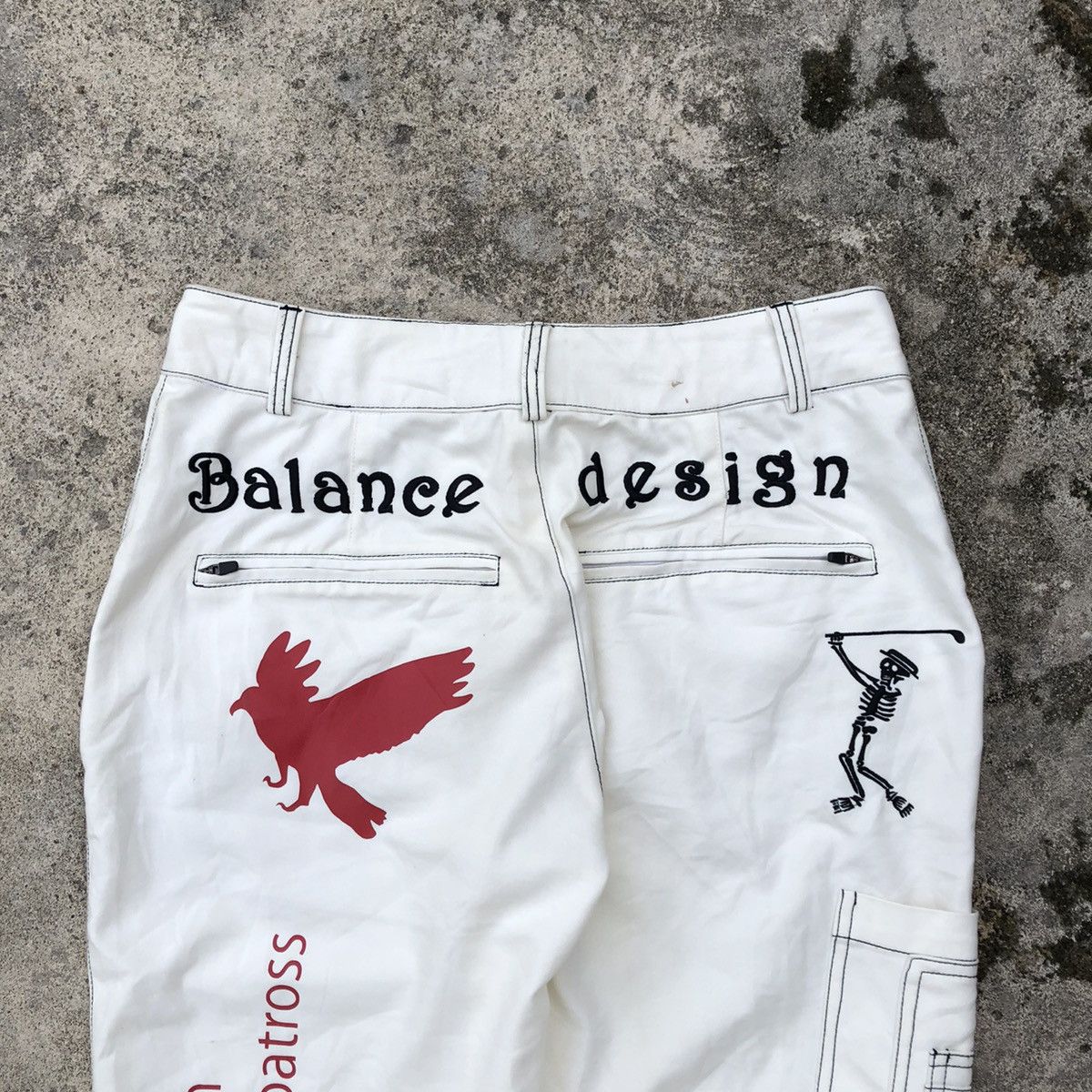 Japanese Brand × Vintage Rare Balance Design Skull Seditionaries Punk Casual Pants Size US 32 / EU 48 - 8 Thumbnail