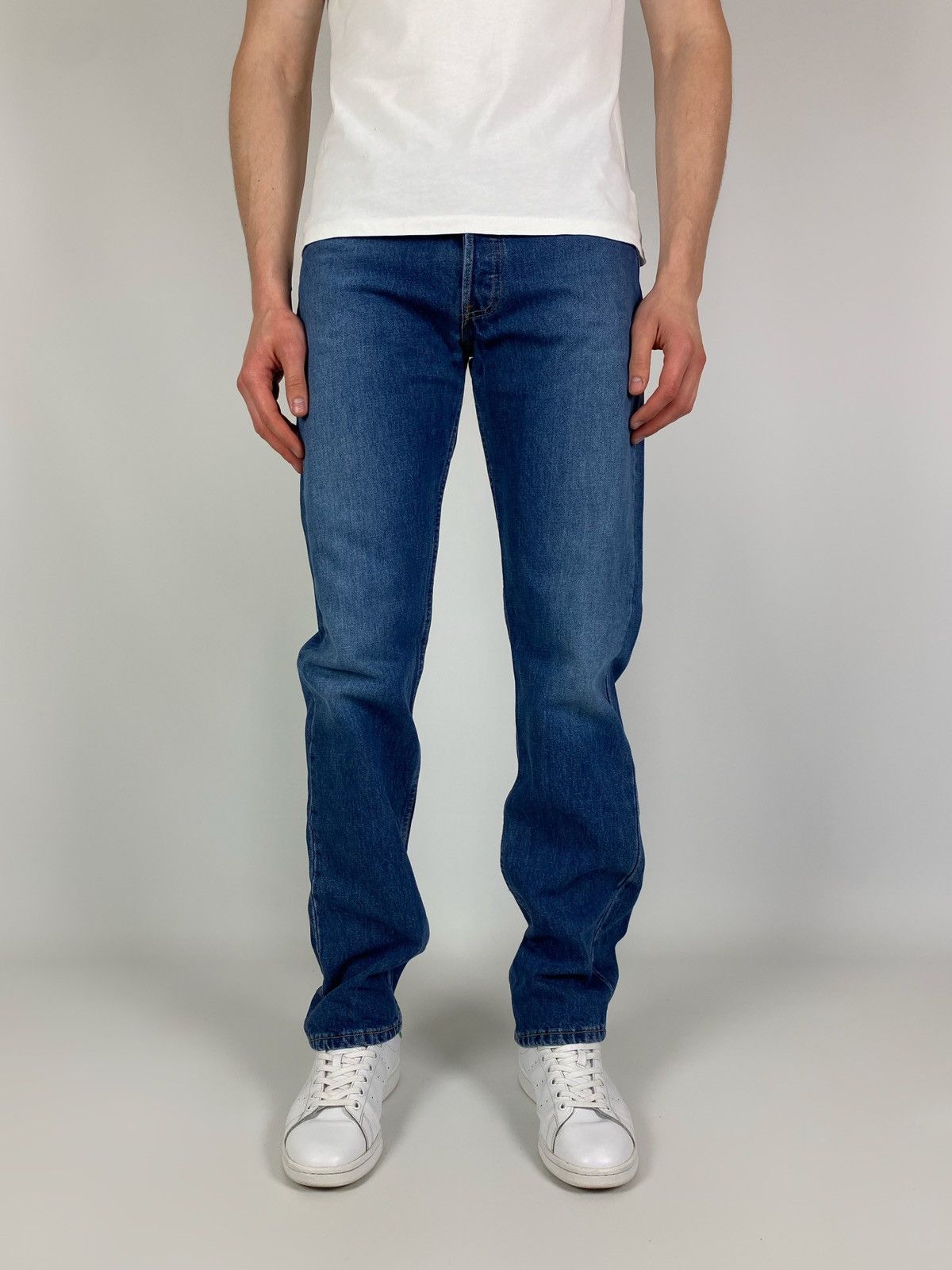 Levi's 1990’s Vintage Levi’s 501 Washed Jeans Pants Made in USA Size US 31 - 1 Thumbnail