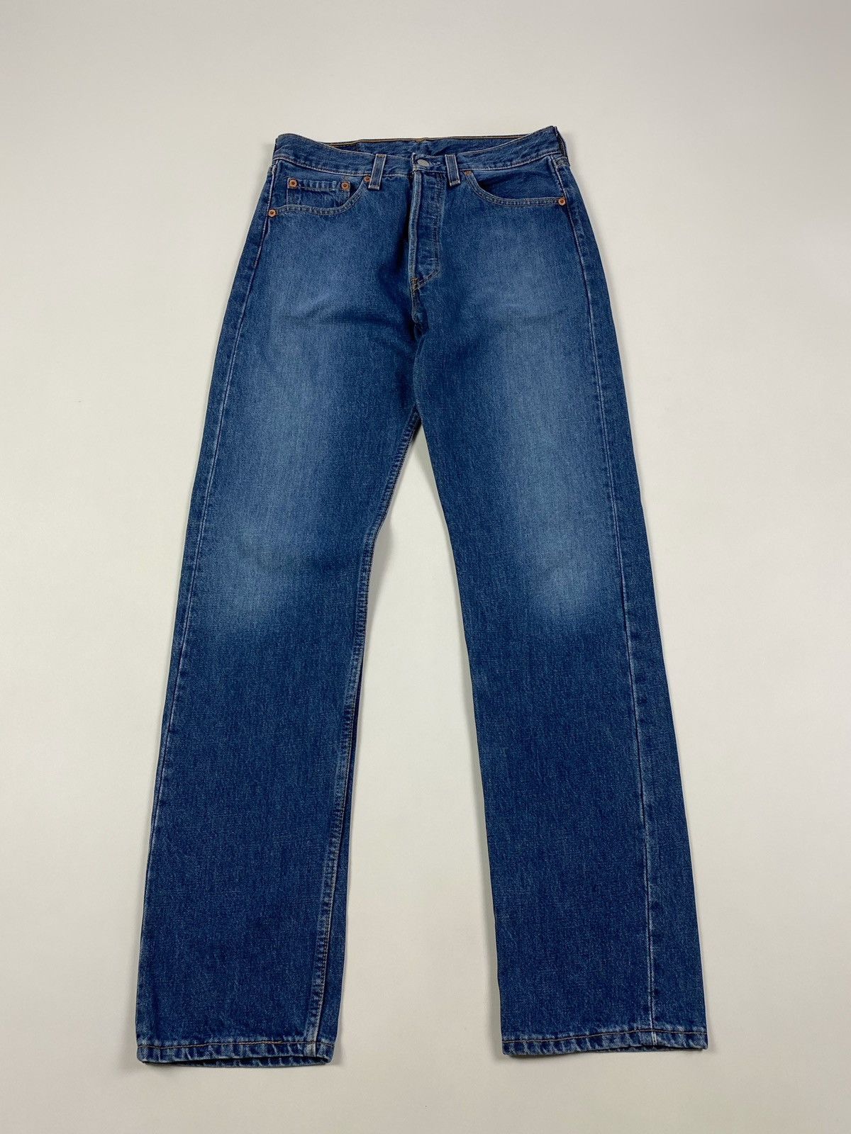 Levi's 1990’s Vintage Levi’s 501 Washed Jeans Pants Made in USA Size US 31 - 3 Thumbnail