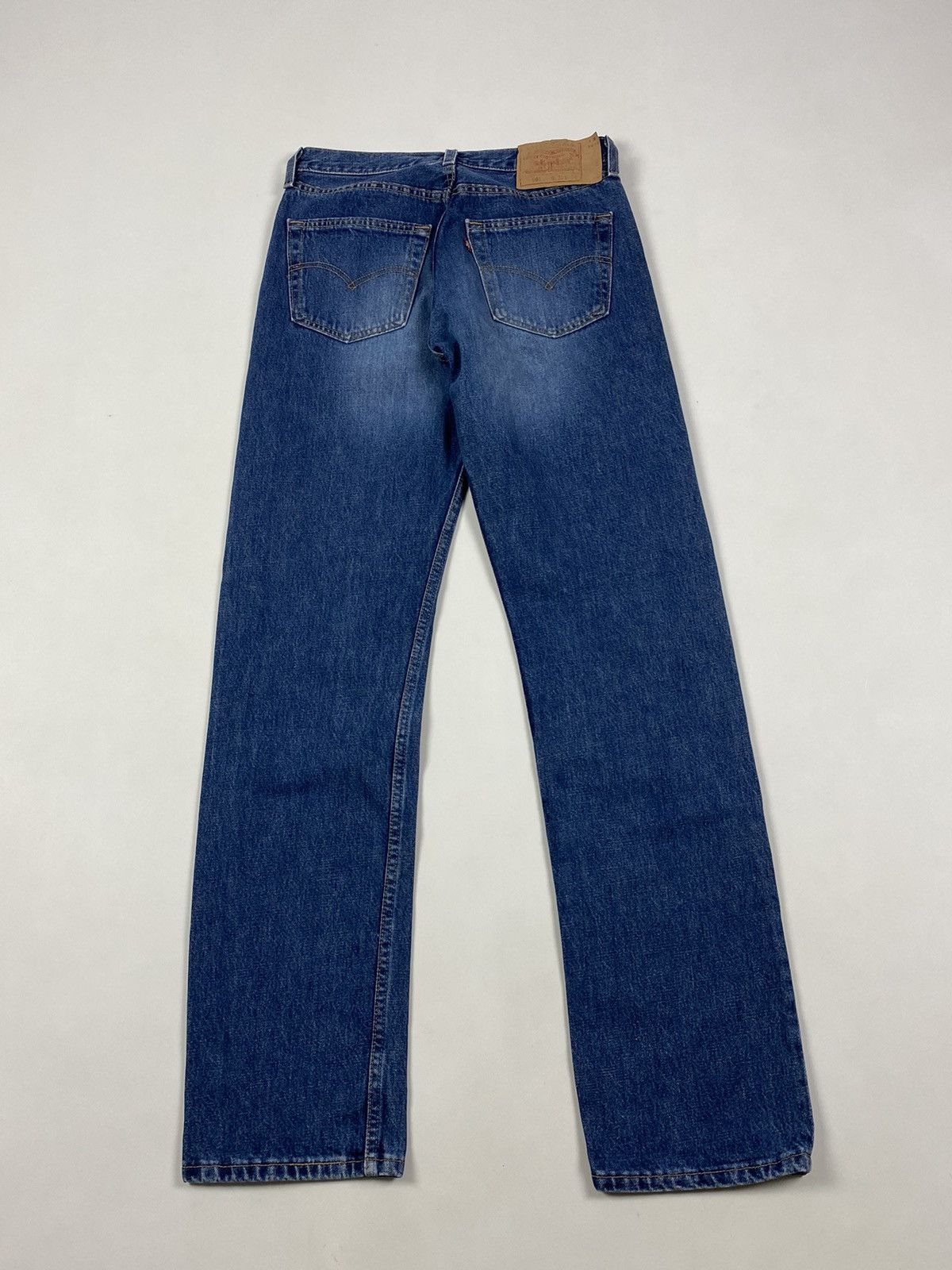 Levi's 1990’s Vintage Levi’s 501 Washed Jeans Pants Made in USA Size US 31 - 8 Thumbnail