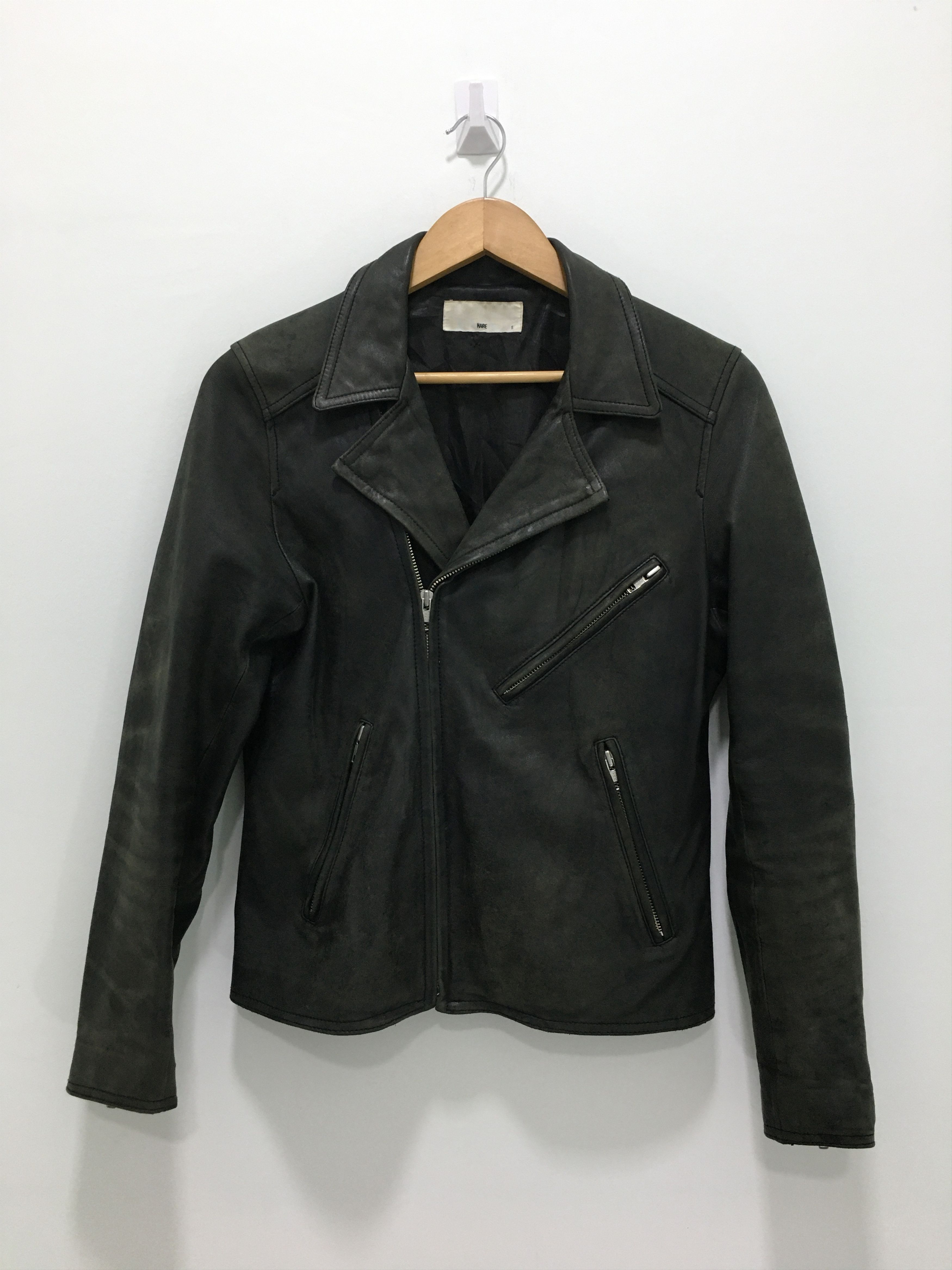 Designer × Hare × Leather Jacket HARE Japan Lamb Skin Leather  