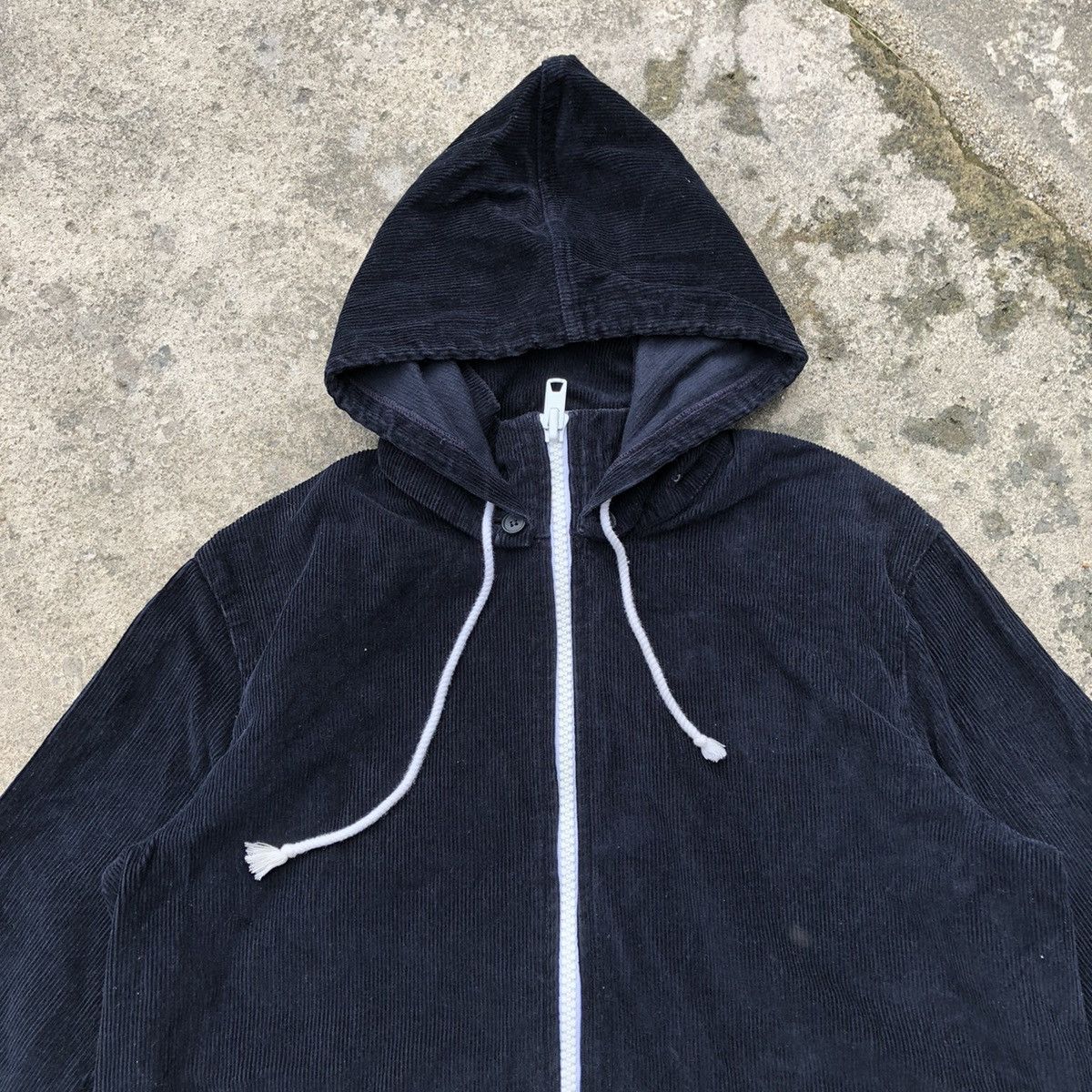 Designer × Vintage 🔥Rare🔥Le Glazik France Corduroy Full Zipper Hoodie Jacket Size US M / EU 48-50 / 2 - 3 Thumbnail