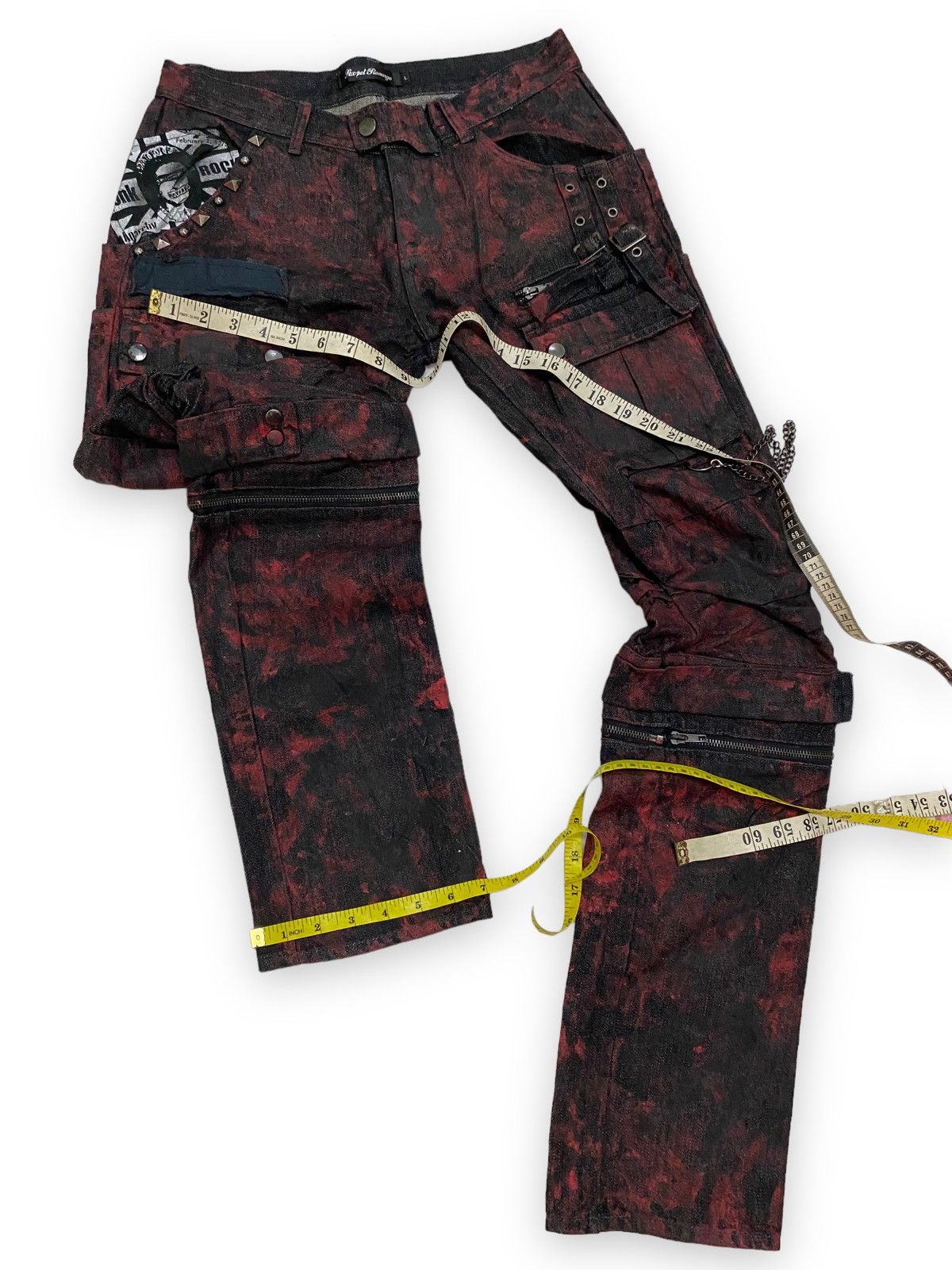 If Six Was Nine × Seditionaries 🔥Rare Japanese Punk Seditionaries Pants Size US 30 / EU 46 - 10 Thumbnail