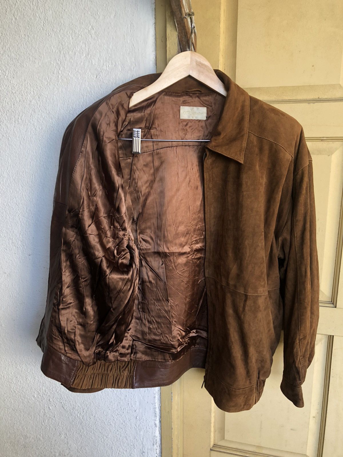 Japanese Brand Vintage Otto Collection Sheepskin Leather Bomber Jackets Size US M / EU 48-50 / 2 - 16 Thumbnail